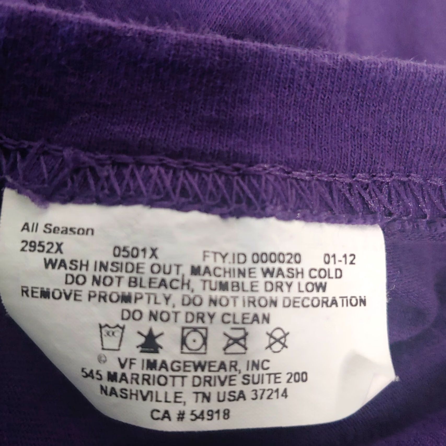 NFL NFL Team Apparel Baltimore Ravens Joe Flacco Shirt XL Short Sleeve Purple Mens Size US XL / EU 56 / 4 - 5 Thumbnail