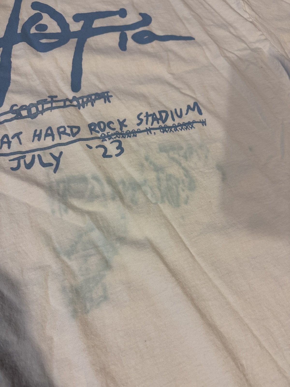 Travis Scott Travis Scott Rolling Loud Miami 2023 Circles Tee Size US XXL / EU 58 / 5 - 5 Thumbnail