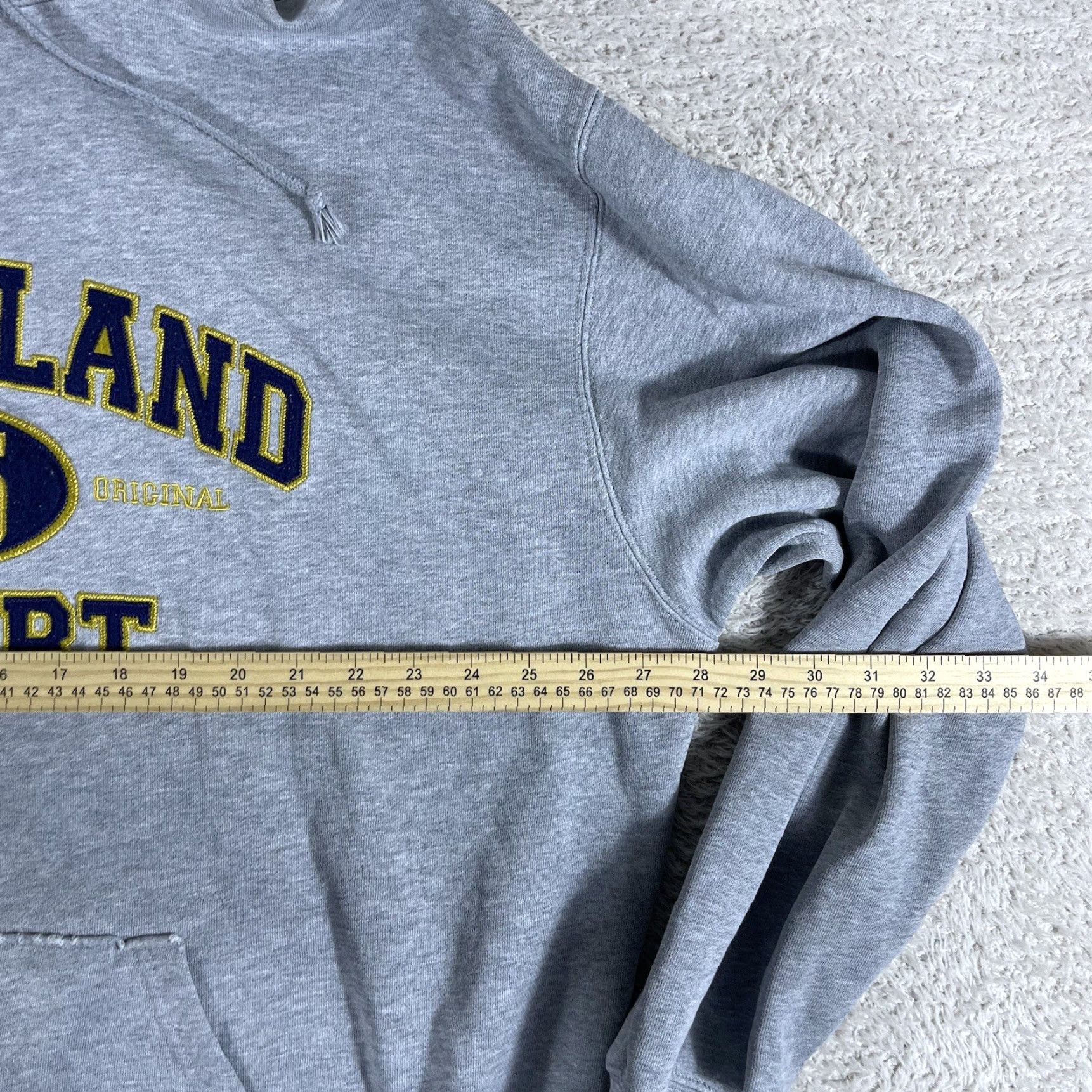 Disney VINTAGE Disney Disneyland Resort Hoodie Sweatshirt Mens 2XL Gray Y2K Heavy Distressed Size US XXL / EU 58 / 5 - 5 Thumbnail