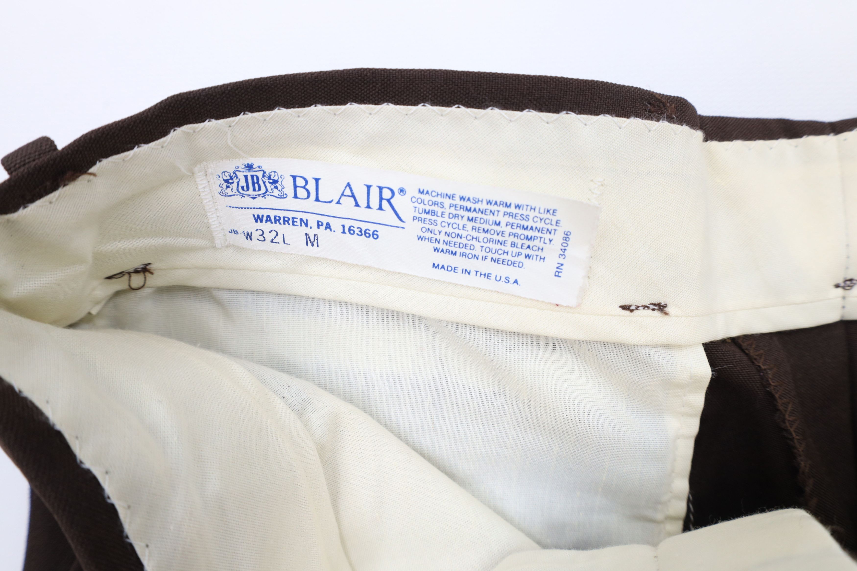 Vintage Vintage 70s Streetwear Wide Leg Chino Pants Brown USA Size US 32 / EU 48 - 7 Thumbnail