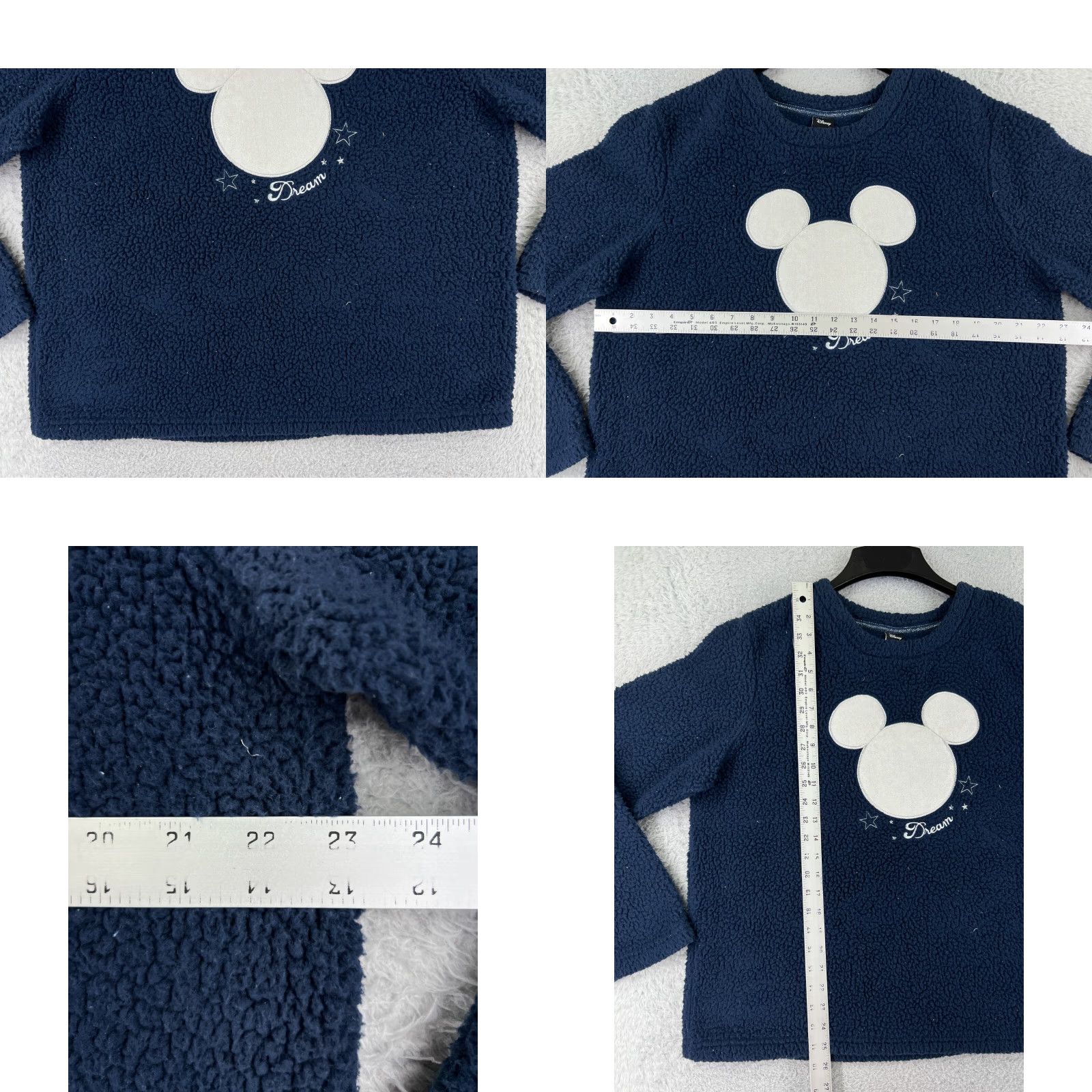 Disney Disney Womens Large Blue Mickey Mouse Sweate Fleece Sleepwear Polyester Dream Size L / US 10 / IT 46 - 8 Thumbnail