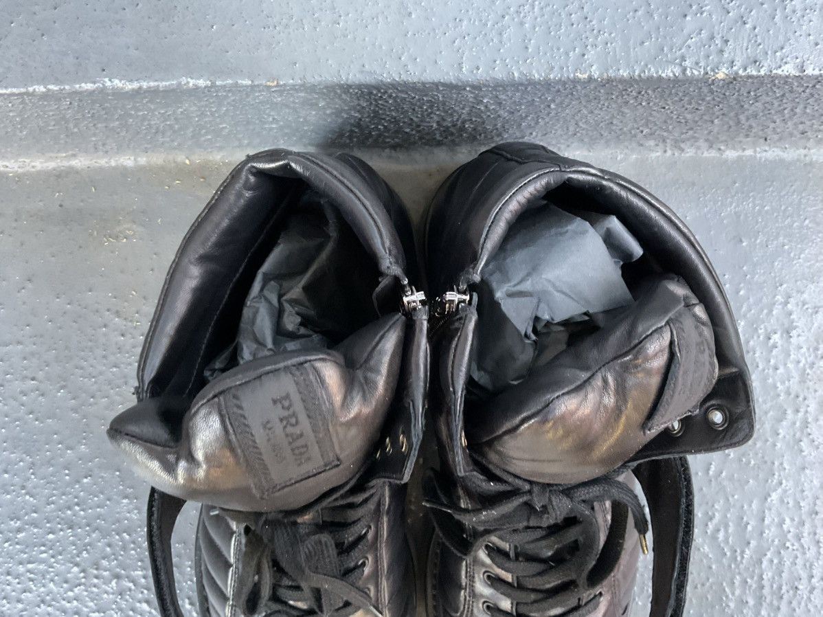 Prada Prada “Levitate” Quilted Sneaker- Black Leather, Sz 11 Size US 11 / EU 44 - 12 Thumbnail