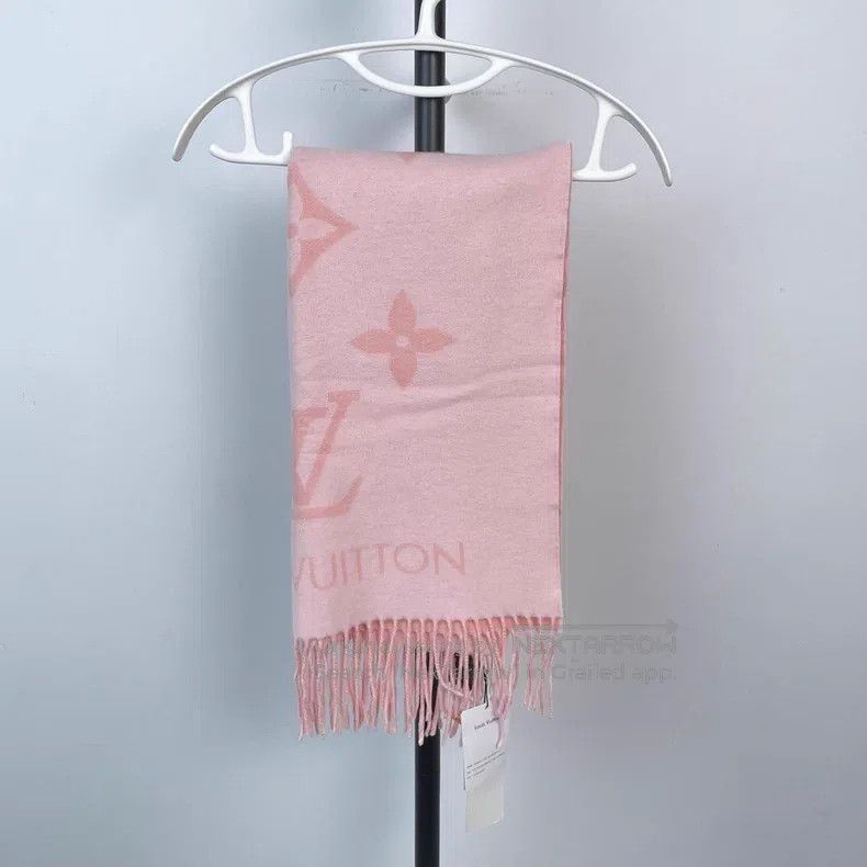 Louis Vuitton Louis Vuitton Cashmere scarf Size ONE SIZE - 6 Thumbnail