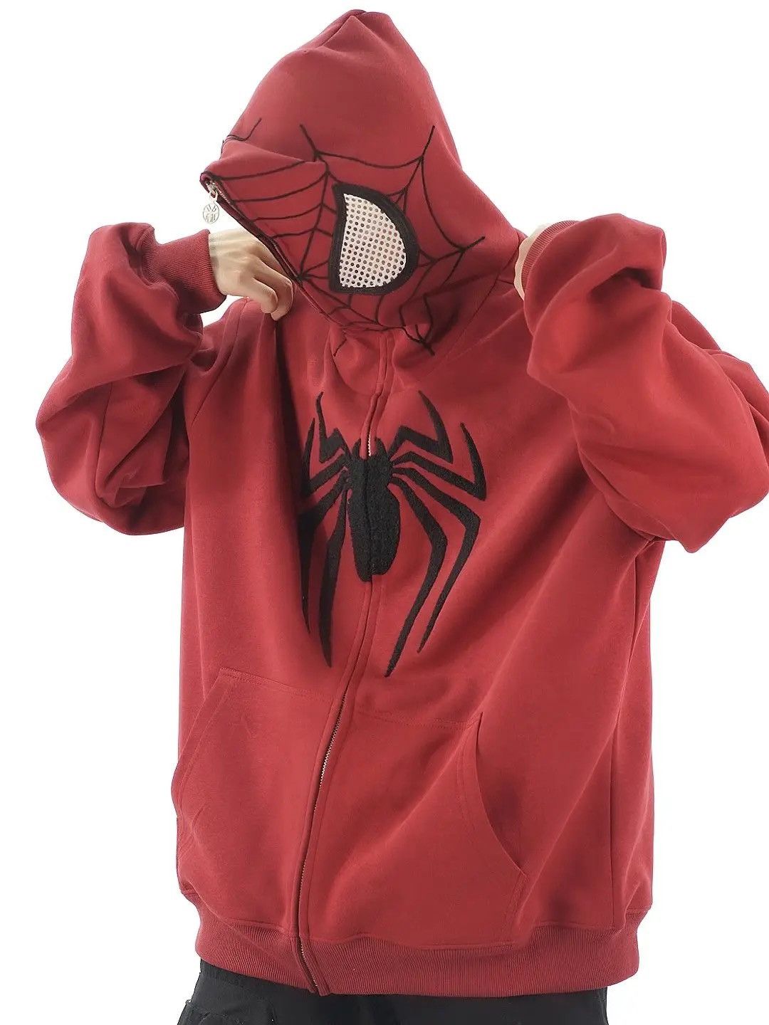 Japanese Brand × Vintage Spider Man Anime Sweatshirt outdoor loose Gothic top Y2K Size US L / EU 52-54 / 3 - 5 Thumbnail