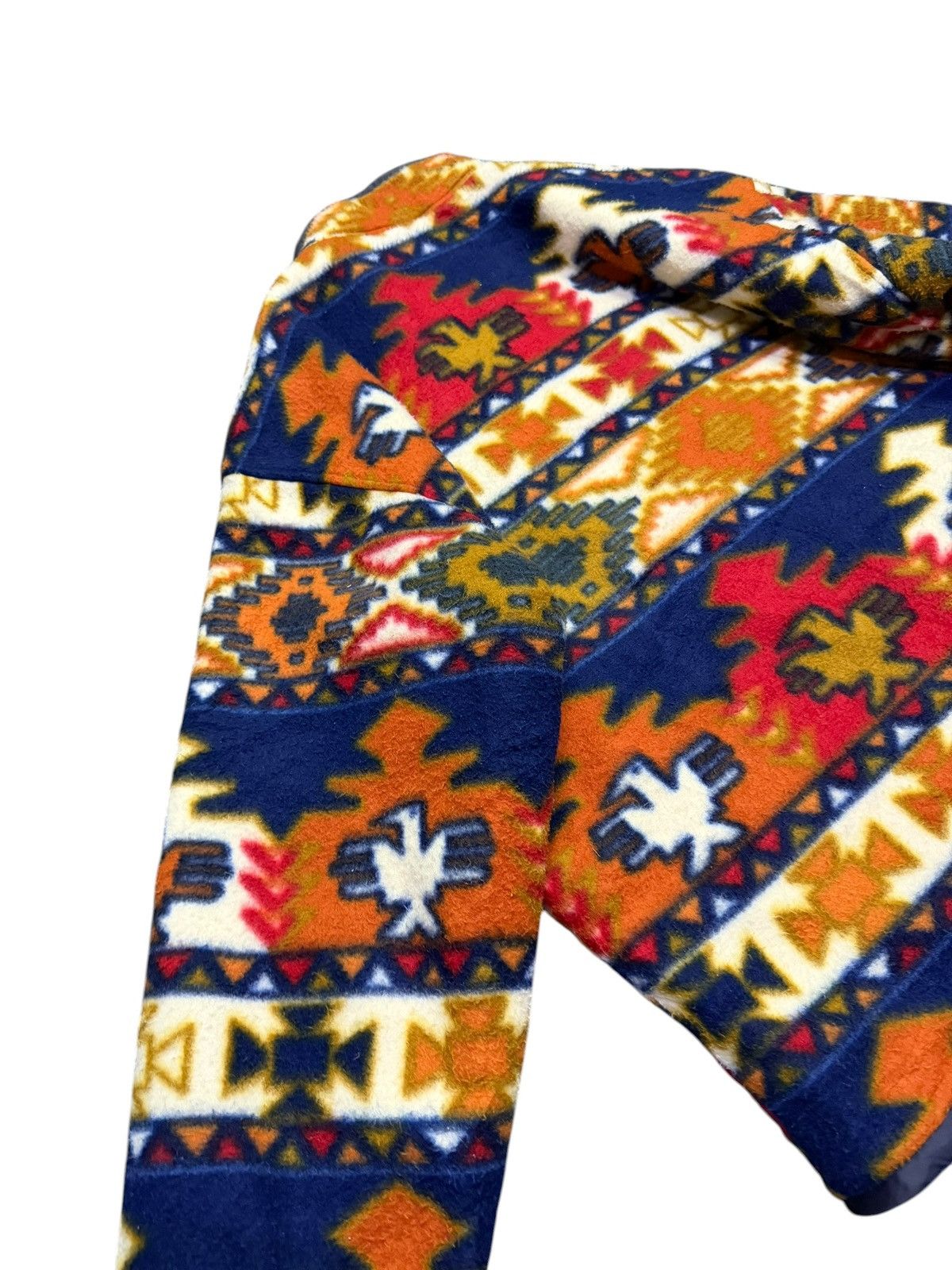 Vintage Vintage Tyrolia Fullprint Navajo Fleece Zipper Jacket Size US M / EU 48-50 / 2 - 7 Thumbnail