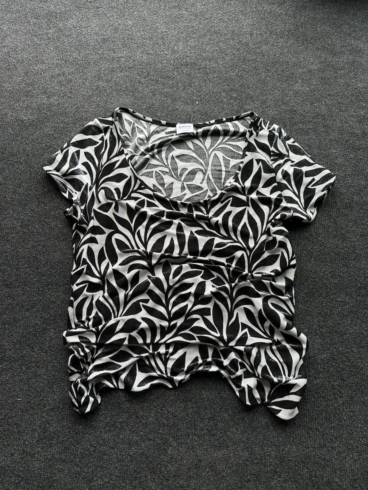 Armani 🚨AVANT GARDE ARMANI RARE SHORT SLEEVE BIG LOGO Y2K LUXURY Size M / US 6-8 / IT 42-44 - 1 Thumbnail