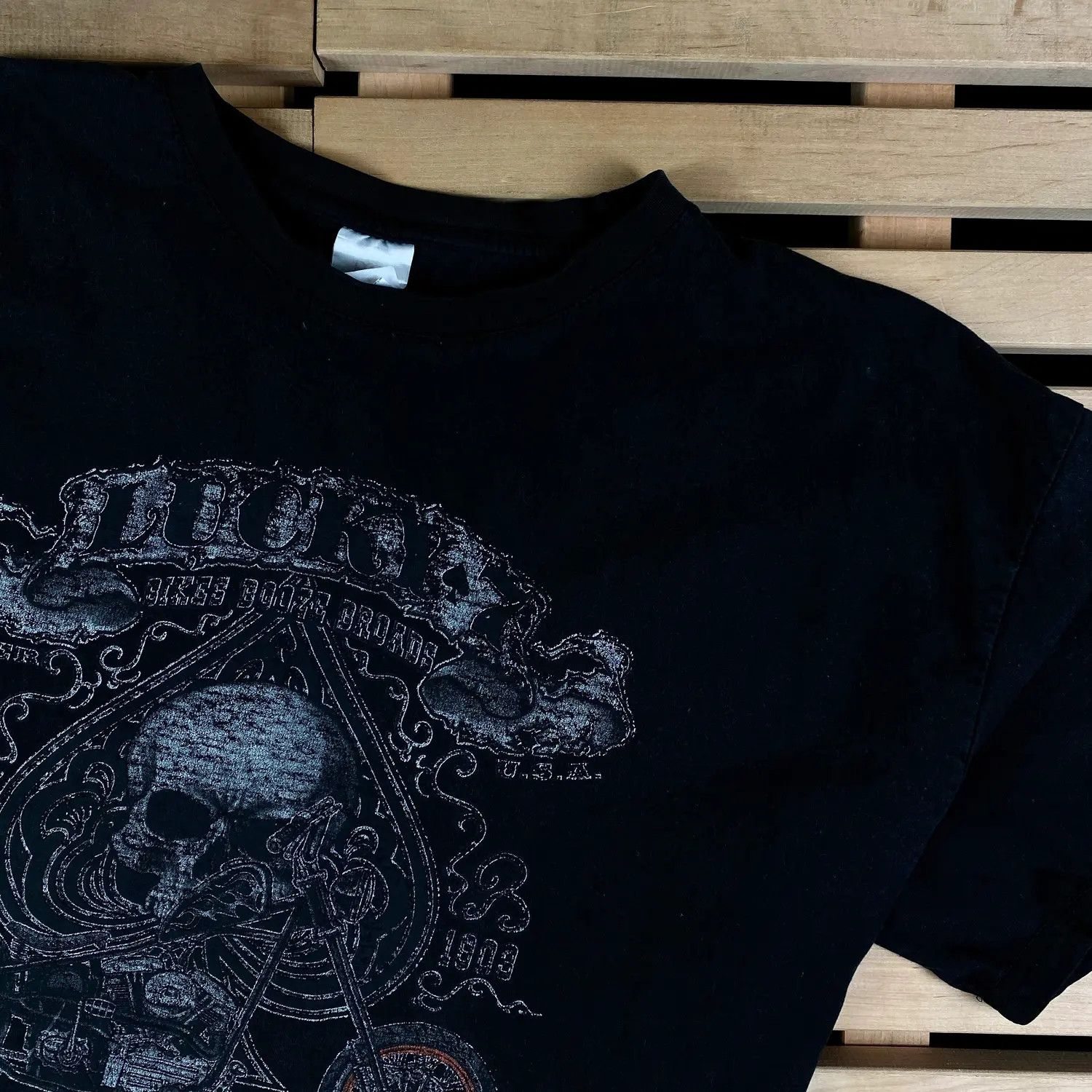 Band Tees Mens Vintage T Shirt Live To Ride Size L Size US L / EU 52-54 / 3 - 2 Thumbnail