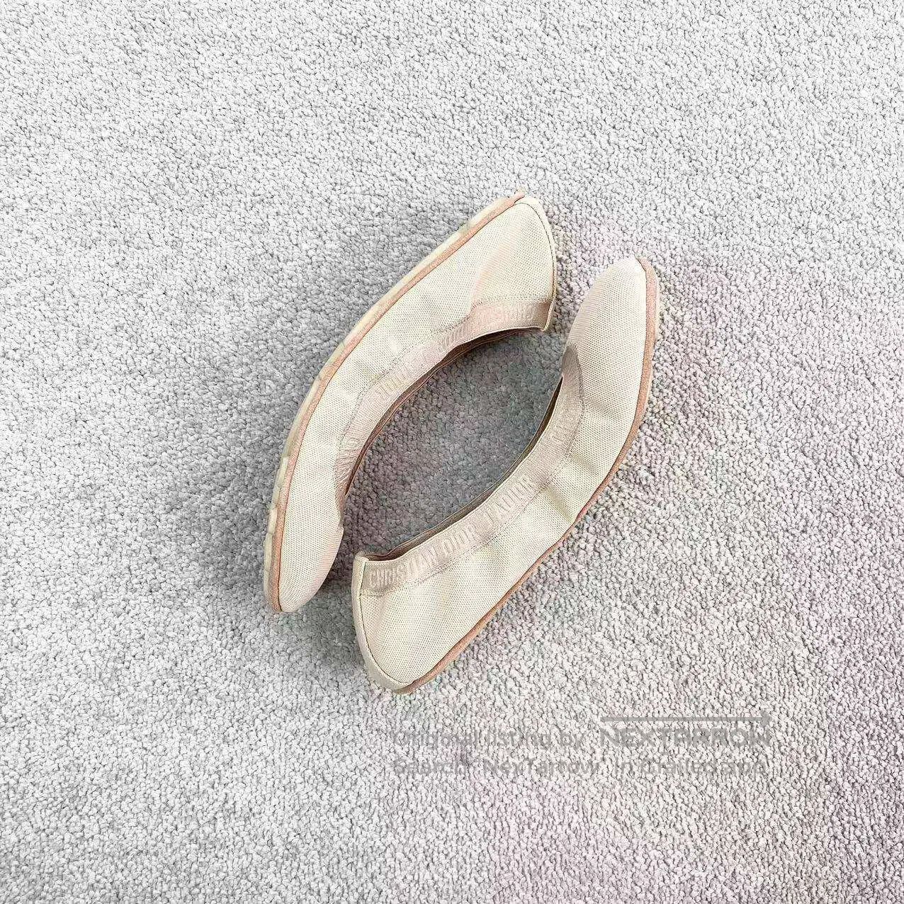 Dior Dior Embroidered logo ballet shoes| Size US 4.5 / IT 34.5 - 5 Thumbnail