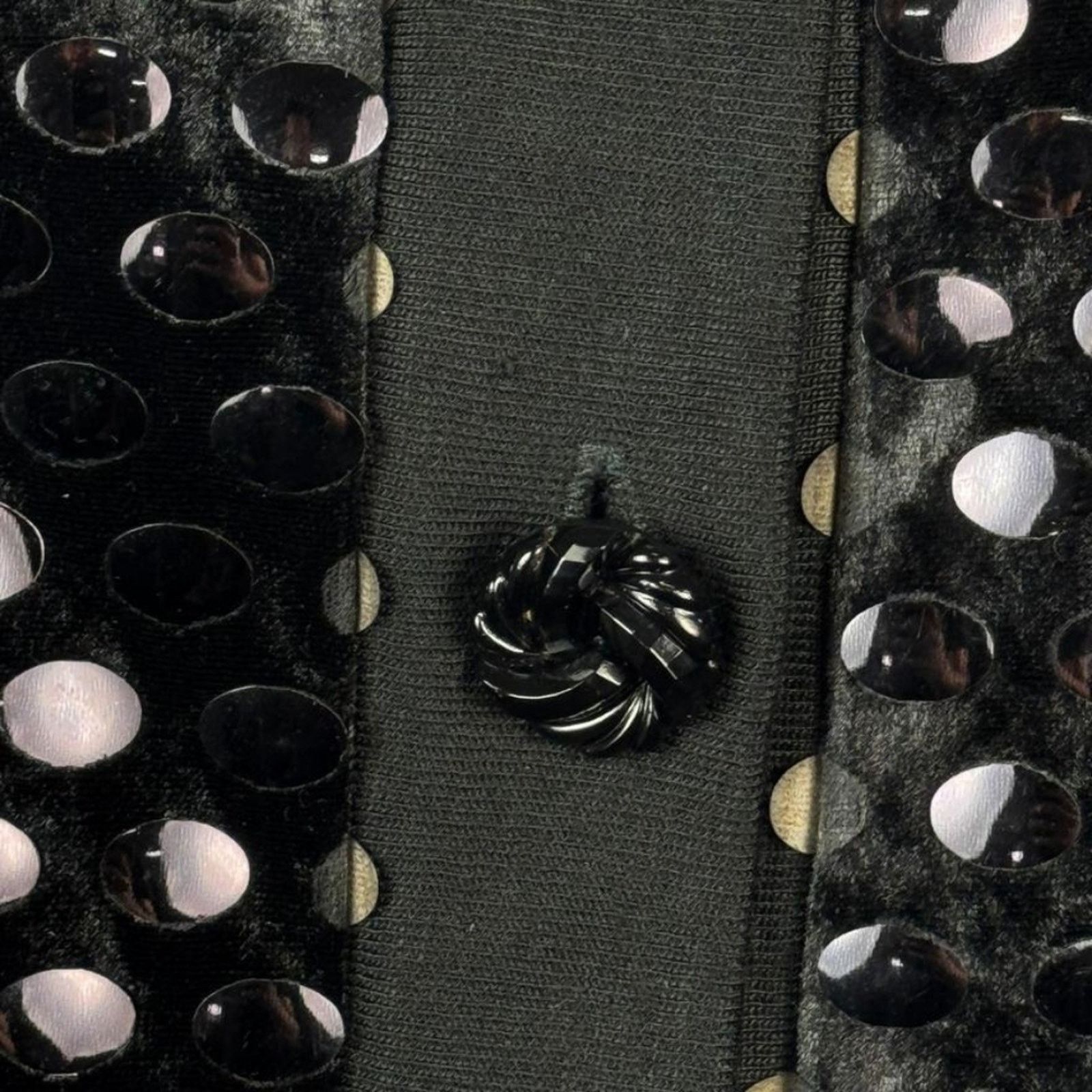Other Rectangle Blanc Paris Perforated Velvet Sequin Cardigan M Size M / US 6-8 / IT 42-44 - 6 Thumbnail