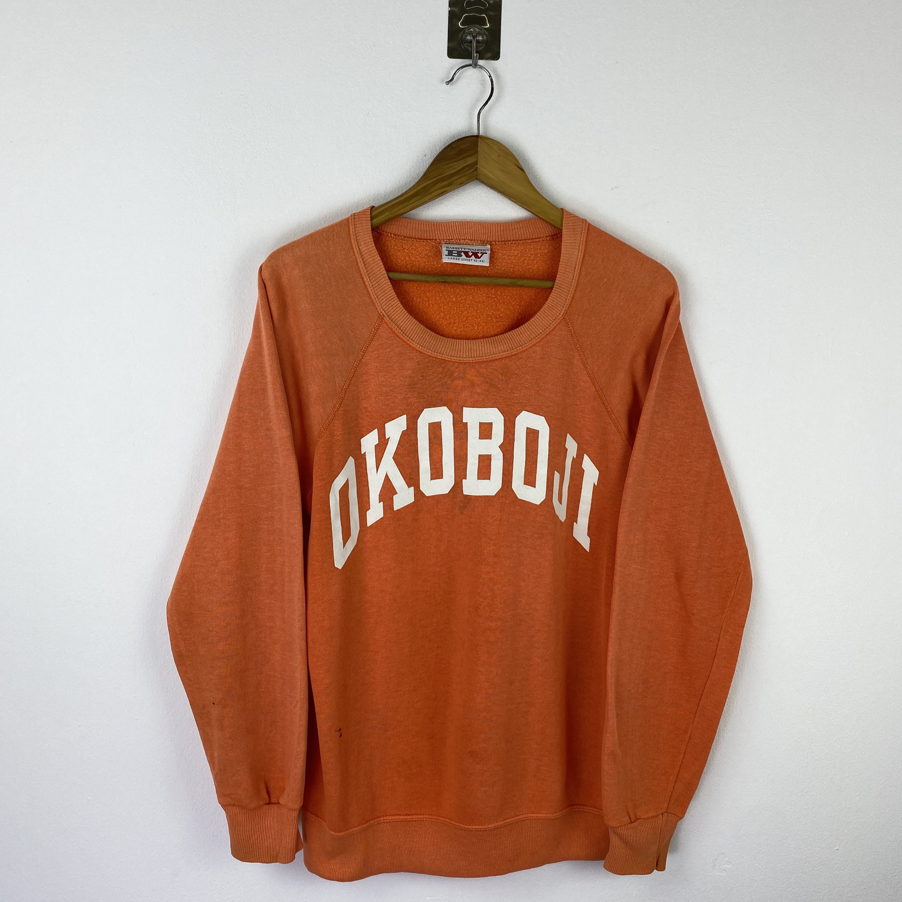 Vintage Vintage 90s Okoboji Word Pullover Crewneck Sweatshirt SH0499 Size US L / EU 52-54 / 3 - 1 Thumbnail