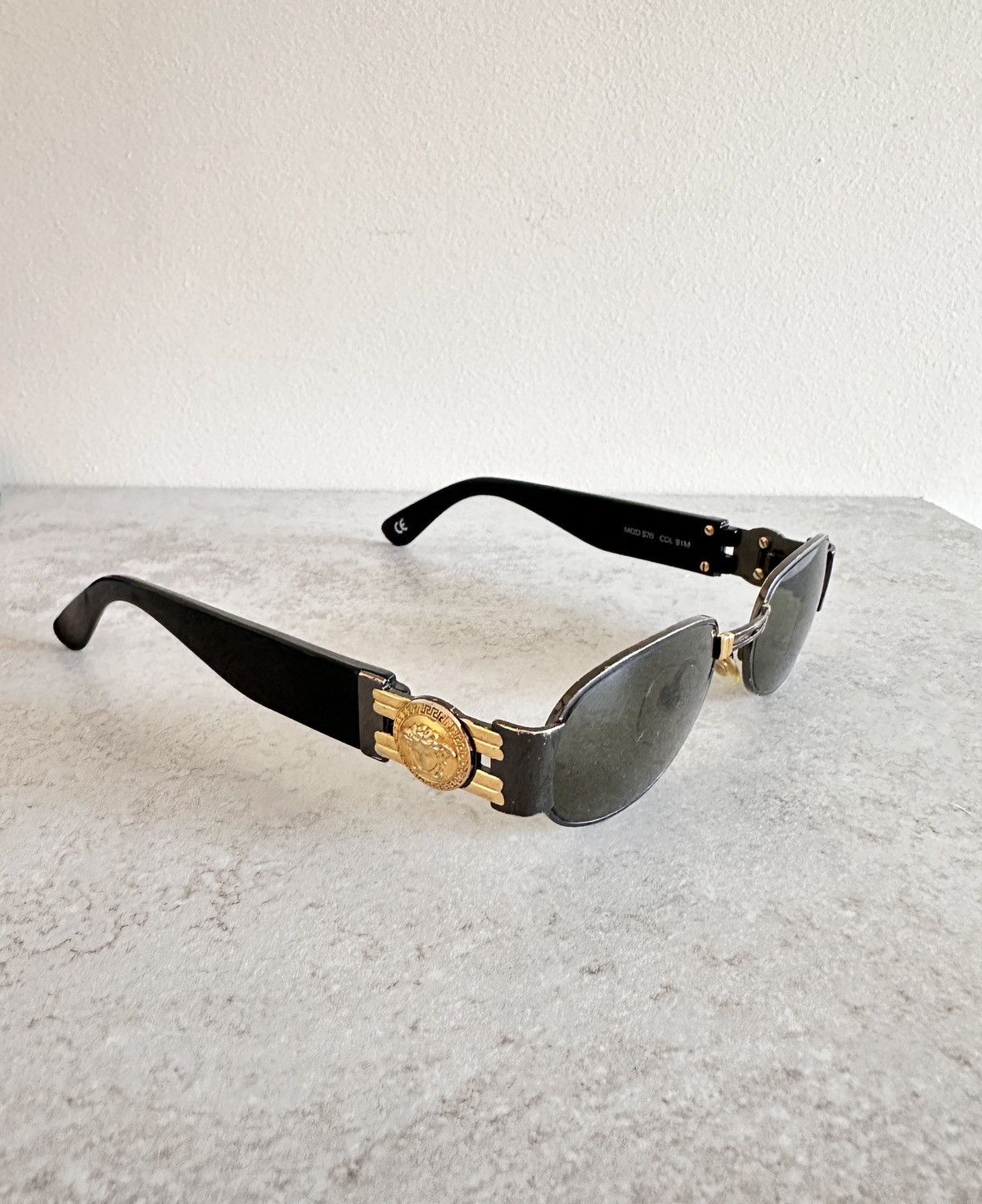 Versace Gianni Versace S70 91M Medusa Sunglasses (Vintage 1990s) Size ONE SIZE - 1 Thumbnail