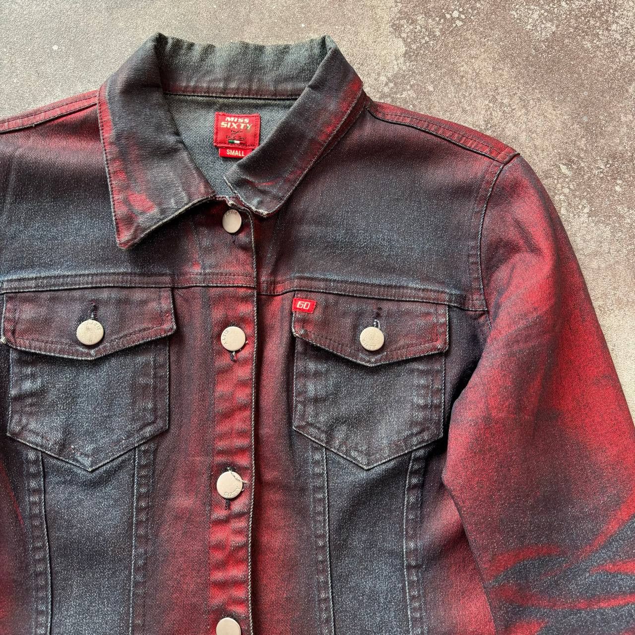 Japanese Brand × Miss Sixty × Vintage Miss Sixty Vintage Acid Washed Denim Jacket Size M / US 6-8 / IT 42-44 - 7 Thumbnail