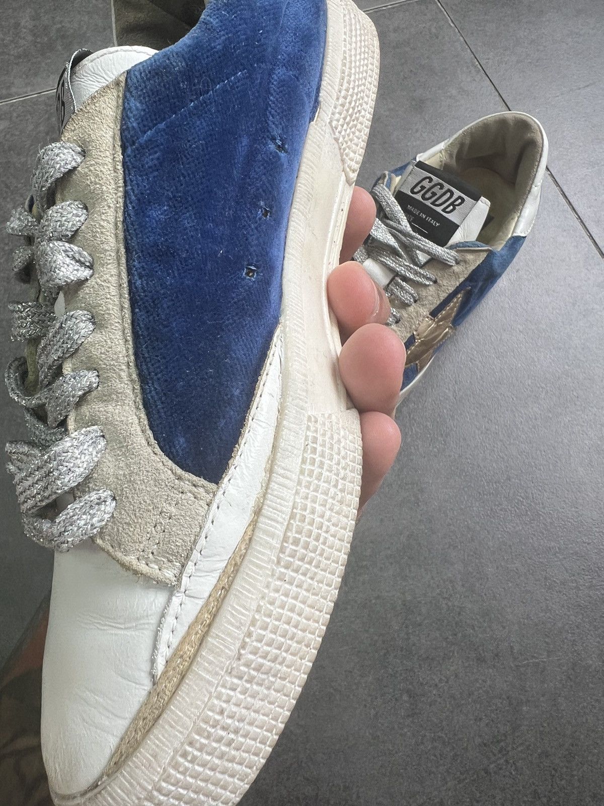 Golden Goose Golden Goose GGDB Super Star Low Leather Sneakers Size US 7 / IT 37 - 8 Thumbnail