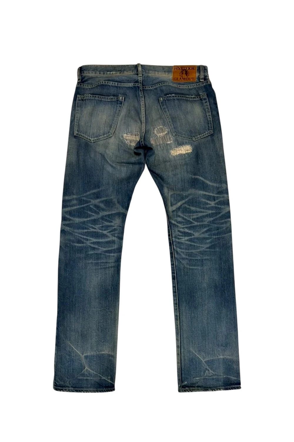 Hysteric Glamour Hysteric Glamour distressed patchwork studded pocket jeans Size US 32 / EU 48 - 7 Thumbnail