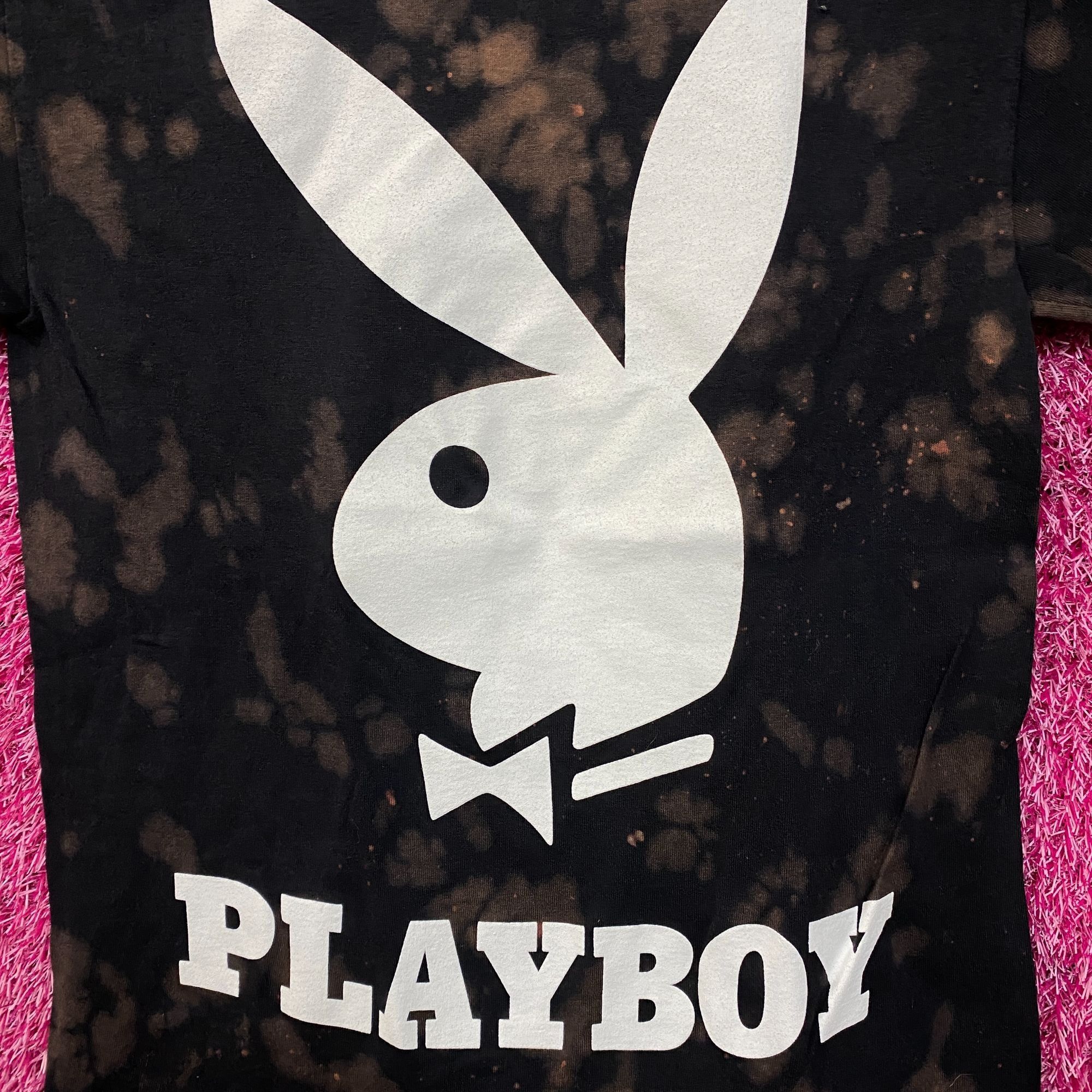 Playboy Playboy Bleach Tie-Dye Graphic T-Shirt Small Size US S / EU 44-46 / 1 - 2 Thumbnail