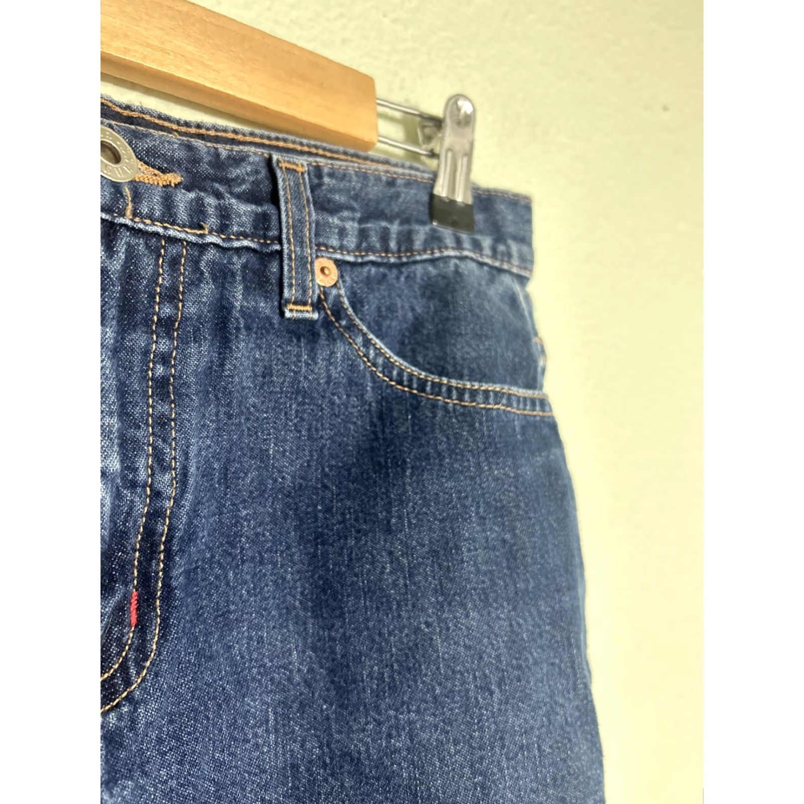 Guess VINTAGE Guess Skirt Denim Women 27 Dark Wash Short Straight & Pencil Mens? Womens Size 27" / US 4 / IT 40 - 3 Thumbnail
