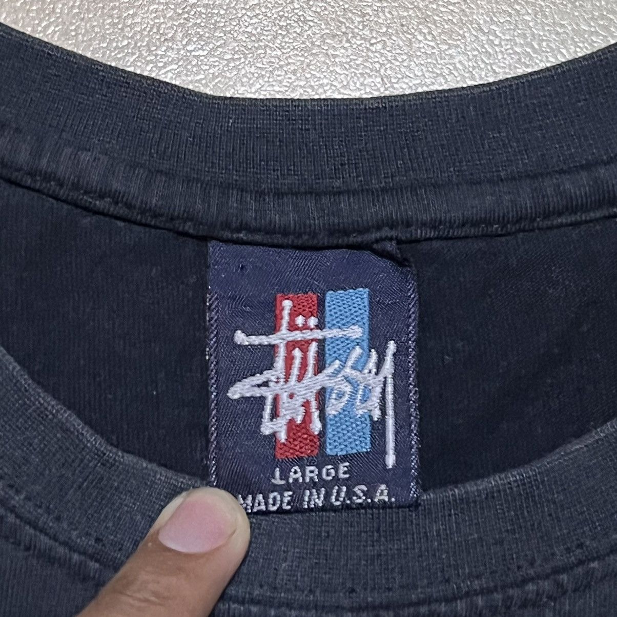 Stussy × Vintage Vintage Stussy Big Logo Size US L / EU 52-54 / 3 - 6 Thumbnail
