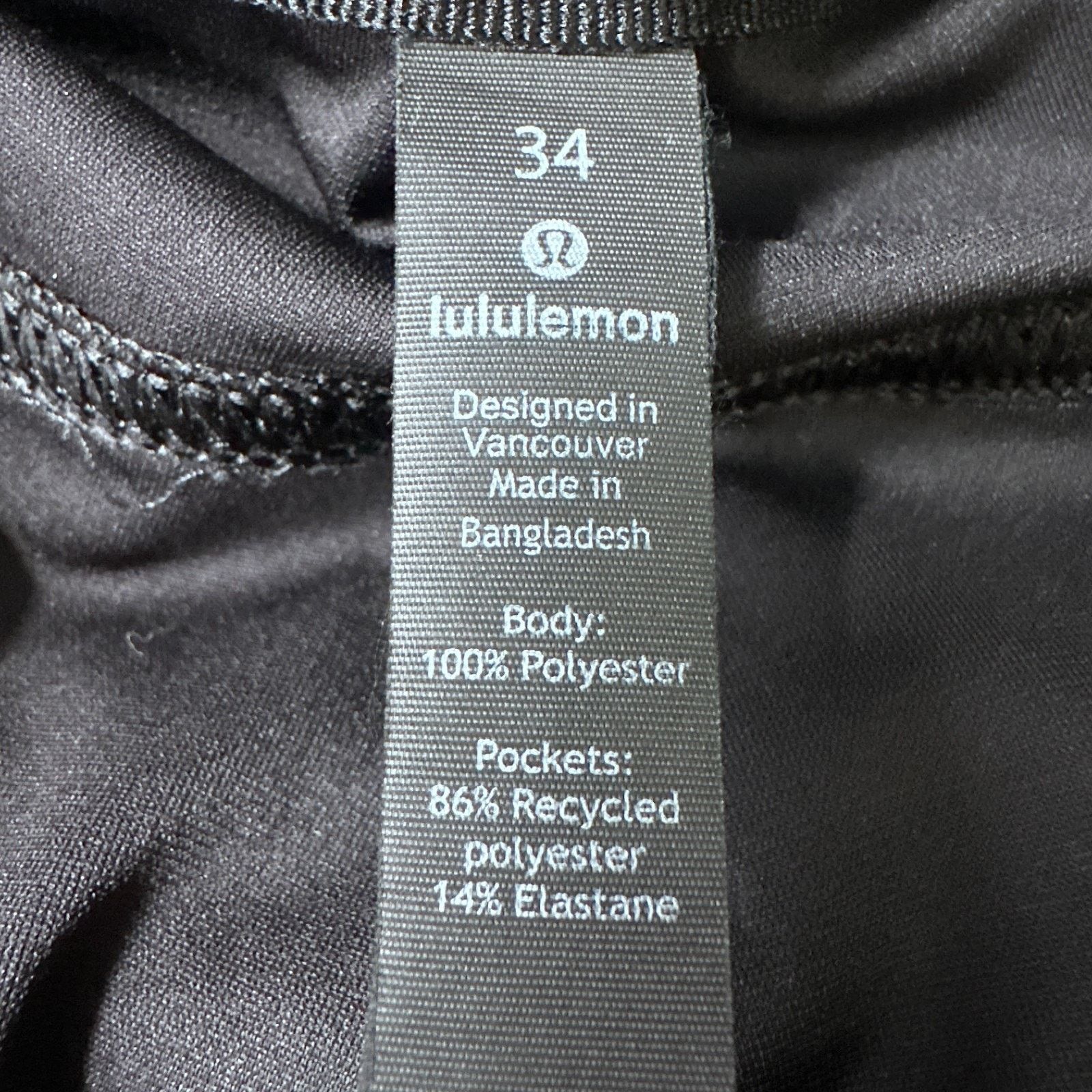 Lululemon Lululemon ABC Pants Men’s 34 Black Pockets Flat Straight Leg Size US 34 / EU 50 - 5 Thumbnail