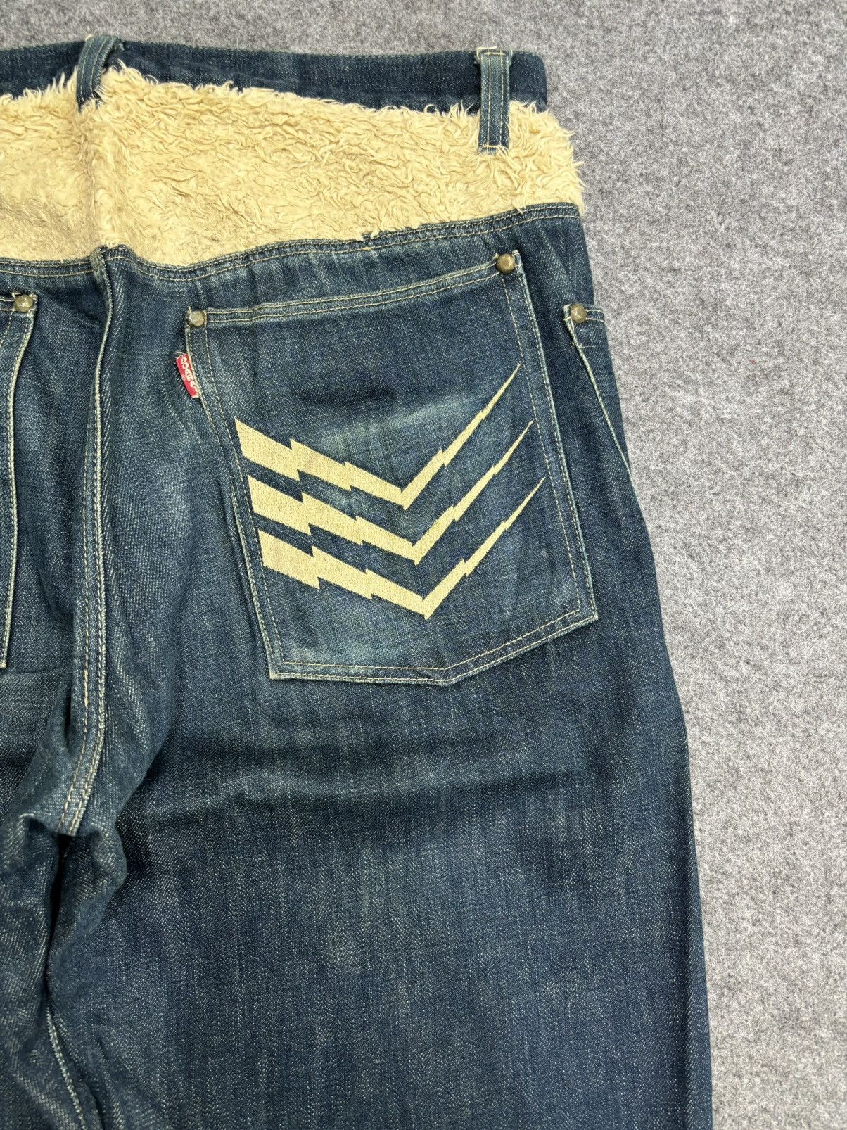 Japanese Brand 💥BAGGY💥DOARAT Japan Two Tones BAGGY Denim F556 Size US 32 / EU 48 - 12 Thumbnail