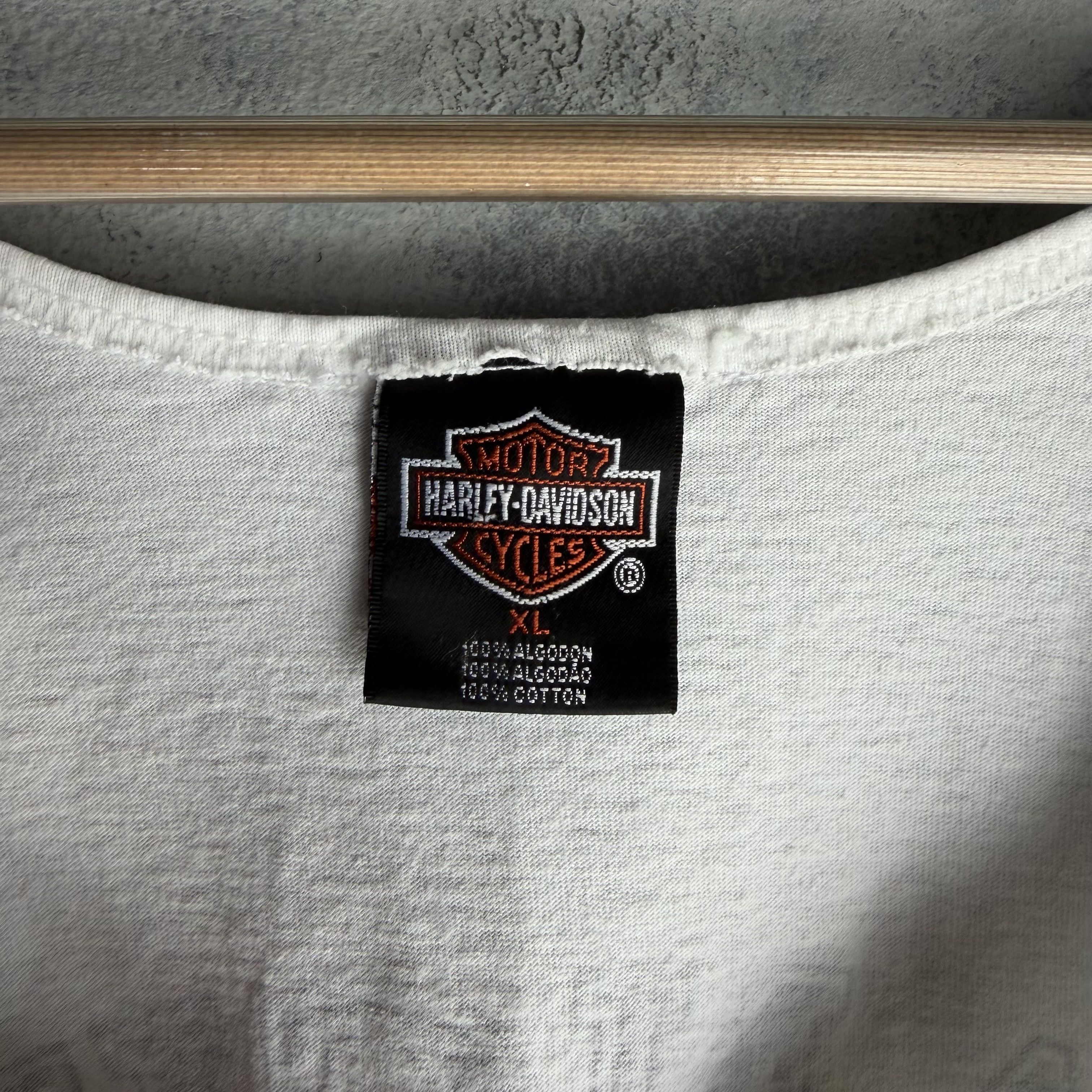 Harley Davidson Vintage Harley Davidson Tank Top Mens XL White Double Sided Size US XL / EU 56 / 4 - 3 Thumbnail