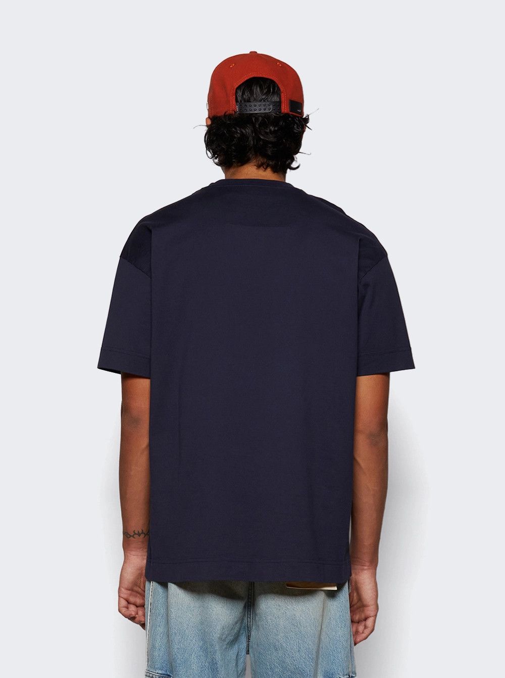 Givenchy o1mle0326 Standard Short Sleeve Tee Shirt in Dark Blue Size US XS / EU 42 / 0 - 5 Thumbnail