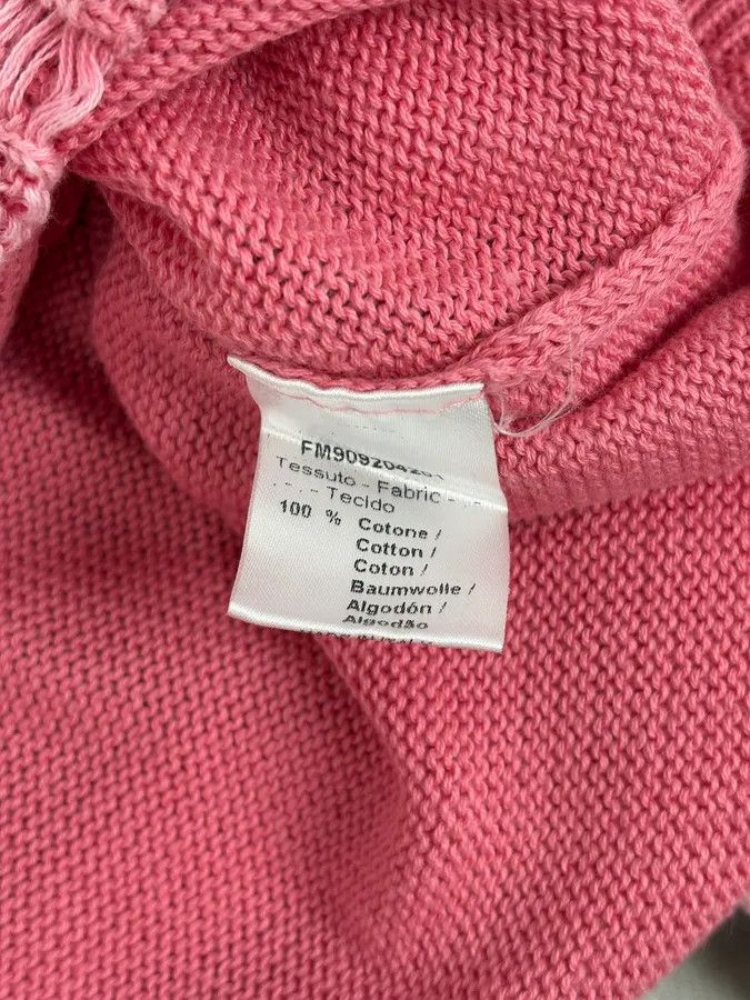 Daniele Alessandrini Daniele Alessandrini Pink Distressed Cardigan Sweater Size US S / EU 44-46 / 1 - 10 Thumbnail