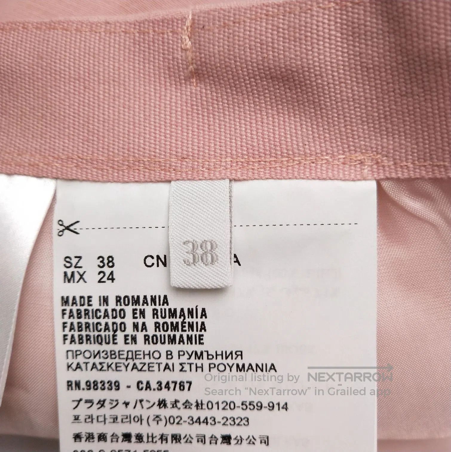 Prada Prada Solid Silk Blend Midi Skirt Size 38 . Size 37" - 6 Thumbnail
