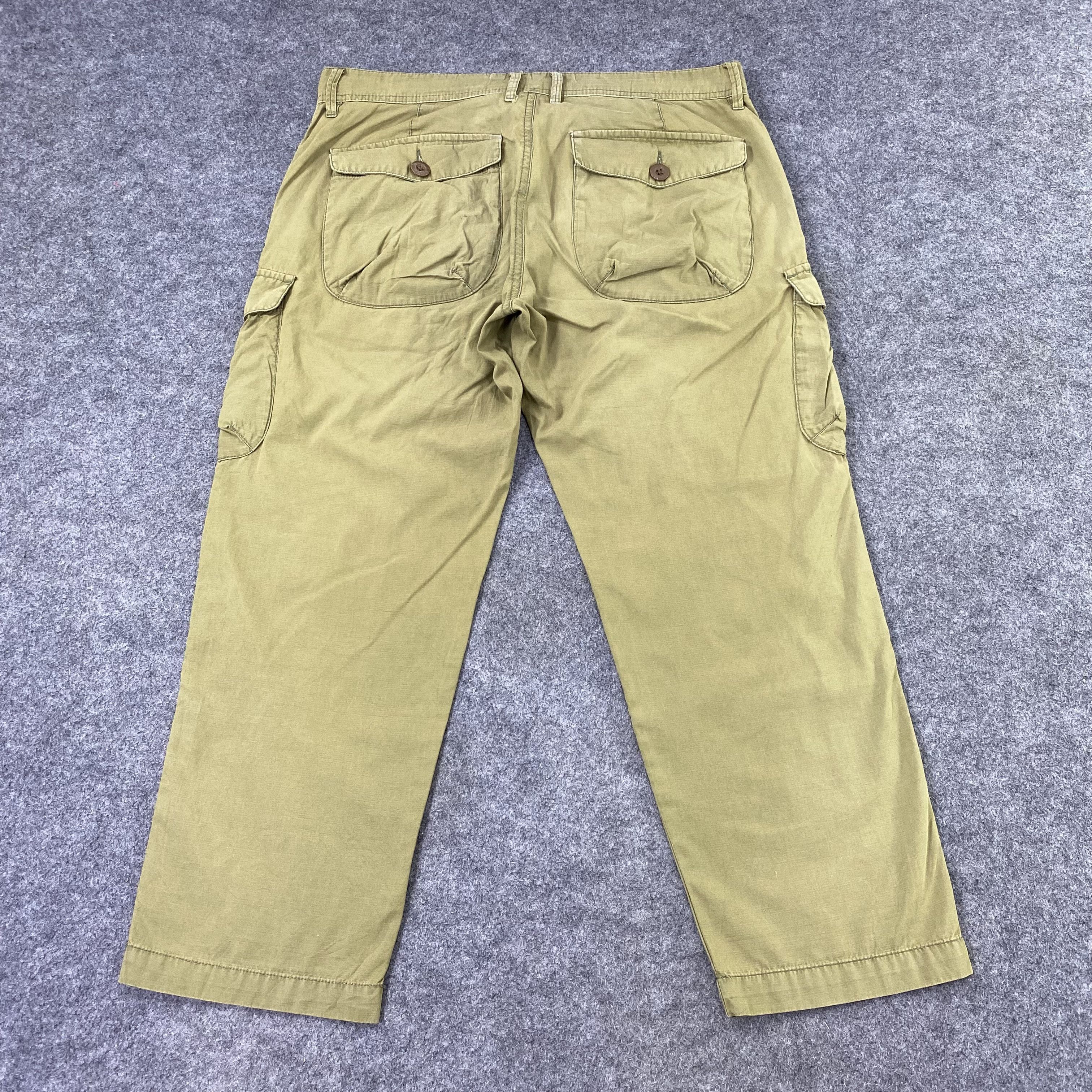 Japanese Brand Back Number Distressed Cargo Short Pant-C052 Size US 32 / EU 48 - 2 Thumbnail