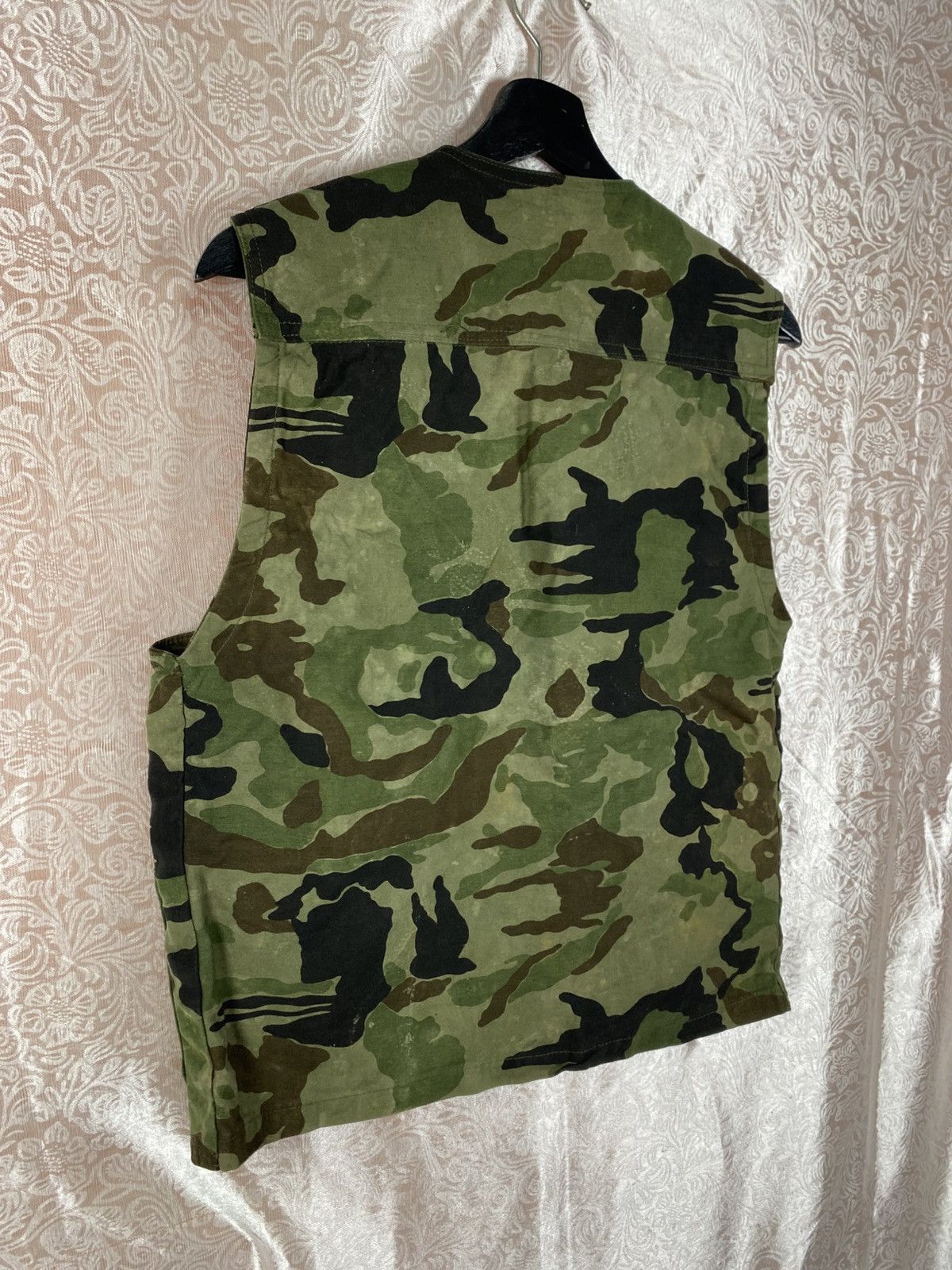 Vintage RUCK DAM Camouflage Utility Vest Multi Pocket Military Style Size US L / EU 52-54 / 3 - 11 Thumbnail