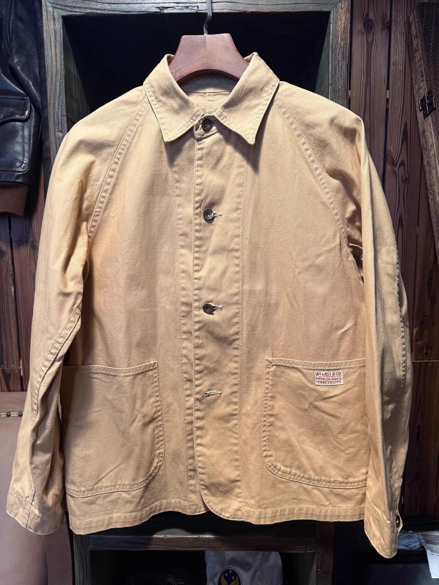 At Last & Co At Last Co Timeworn Clothing Lot 677J Canvas Coverall