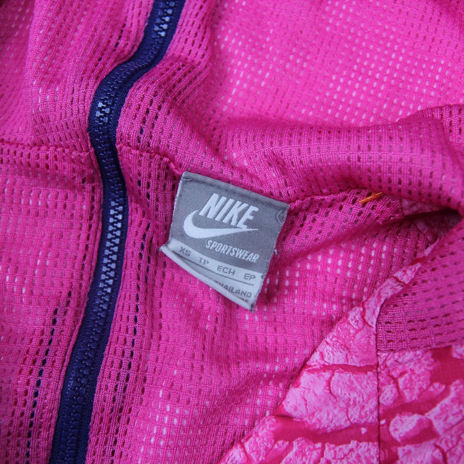 Nike × Vintage Vintage Nike Full Zip In Half Windbreaker Size XS / US 0-2 / IT 36-38 - 3 Thumbnail