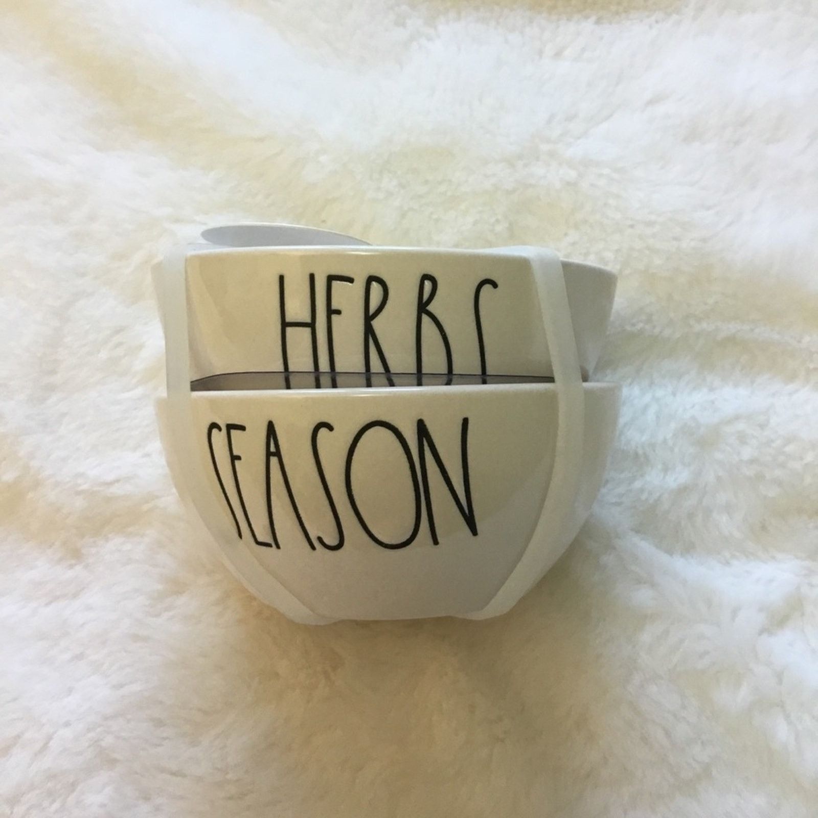Other Rae Dunn White "HERBS" and "SEASON" Mini Bowl Set Size ONE SIZE - 1 Thumbnail