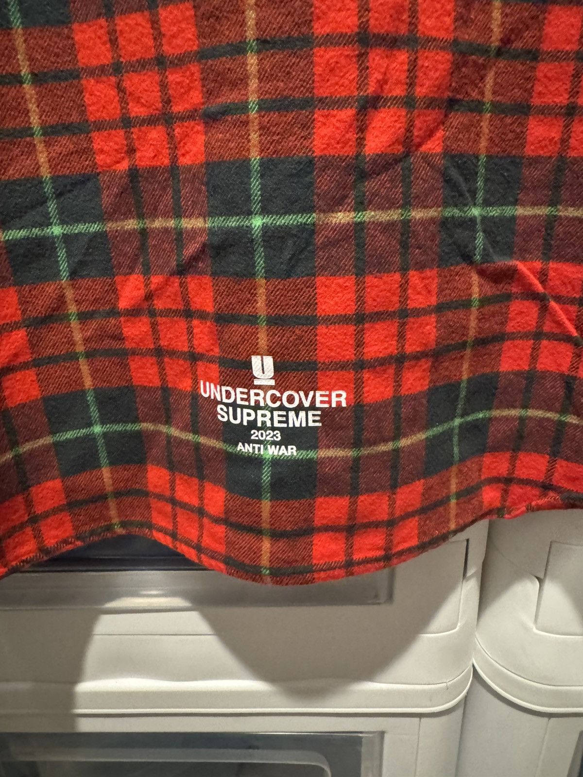 Supreme × Undercover Supreme UNDERCOVER Flannel Shirt Red Size US M / EU 48-50 / 2 - 3 Thumbnail