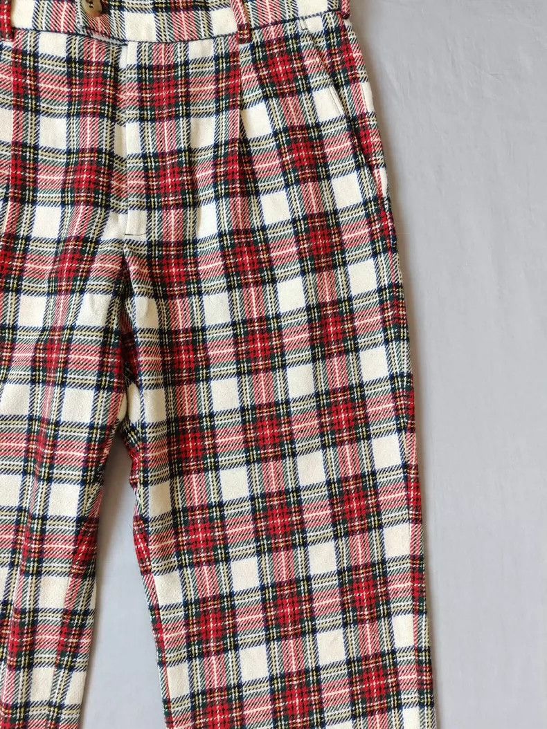 Gucci Gucci Wool plaid casual pants 2501-Nextarrow Size US 28 / EU 44 - 9 Thumbnail