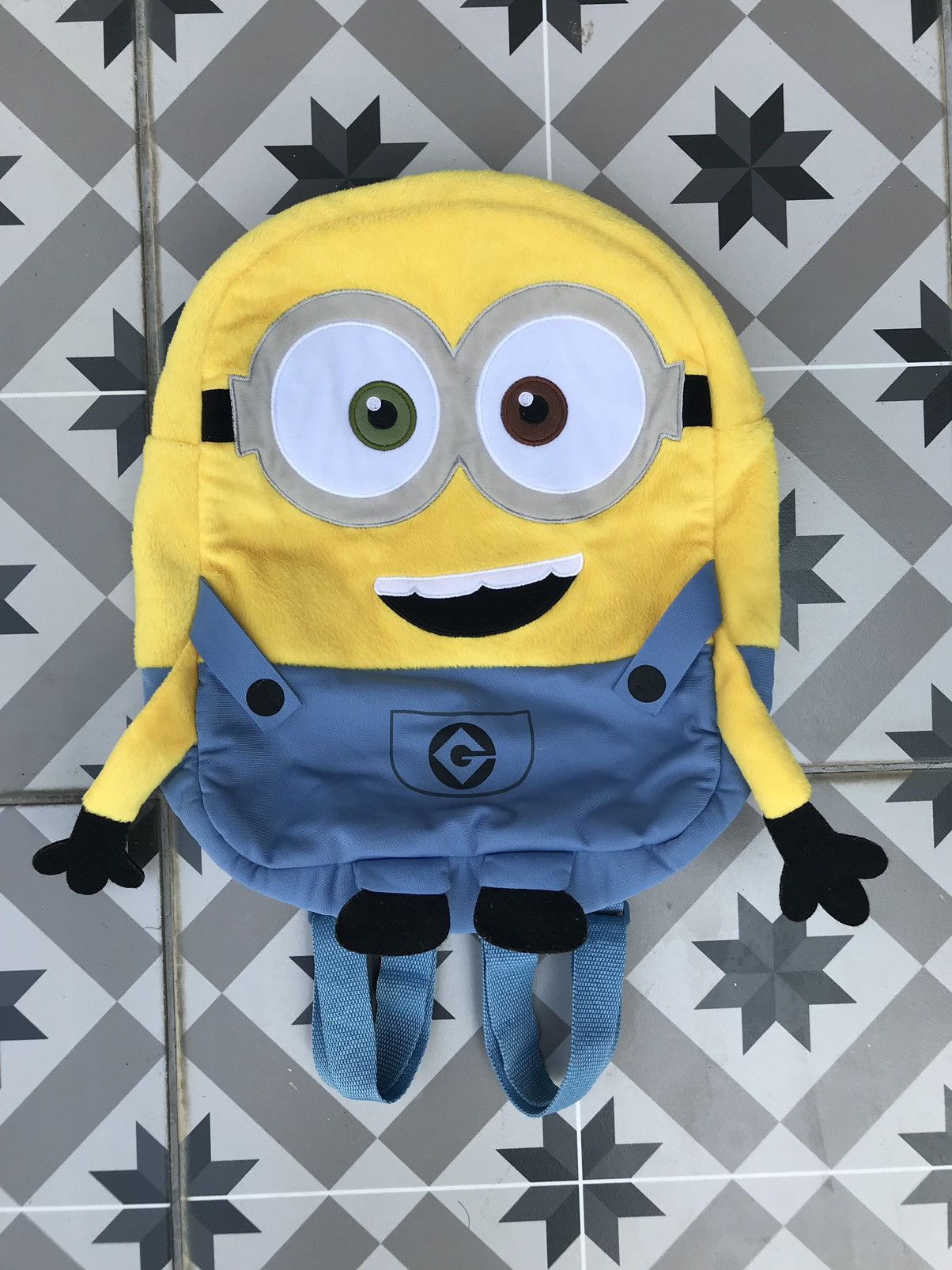 Japanese Brand DESPICABLE ME 3 MINIONS ESCAPE PREMIUM PLUSH BACKPACK Size ONE SIZE - 4 Thumbnail