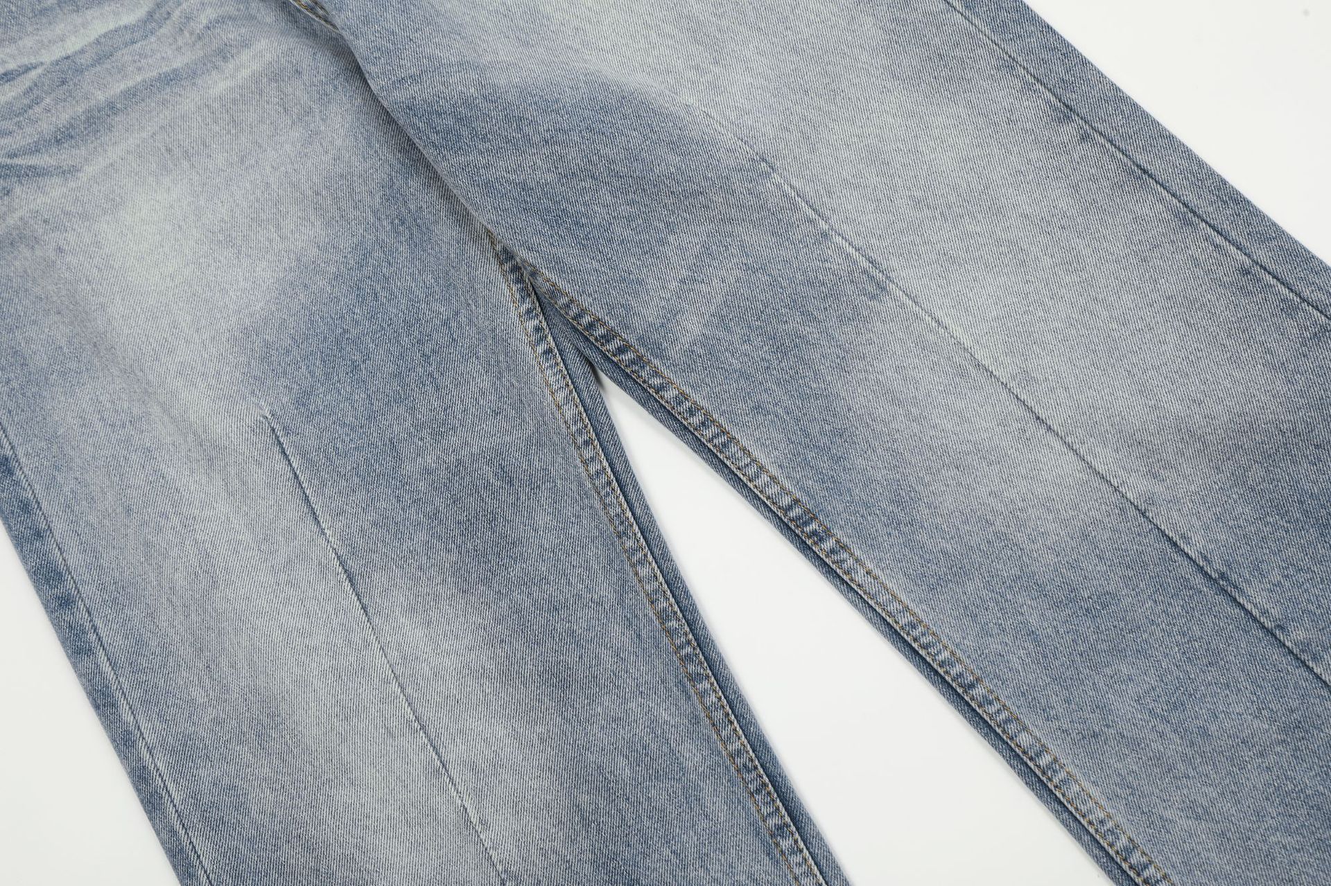 Vintage American men's retro cleanfit slim casual loose flared jeans Size US 32 / EU 48 - 4 Thumbnail