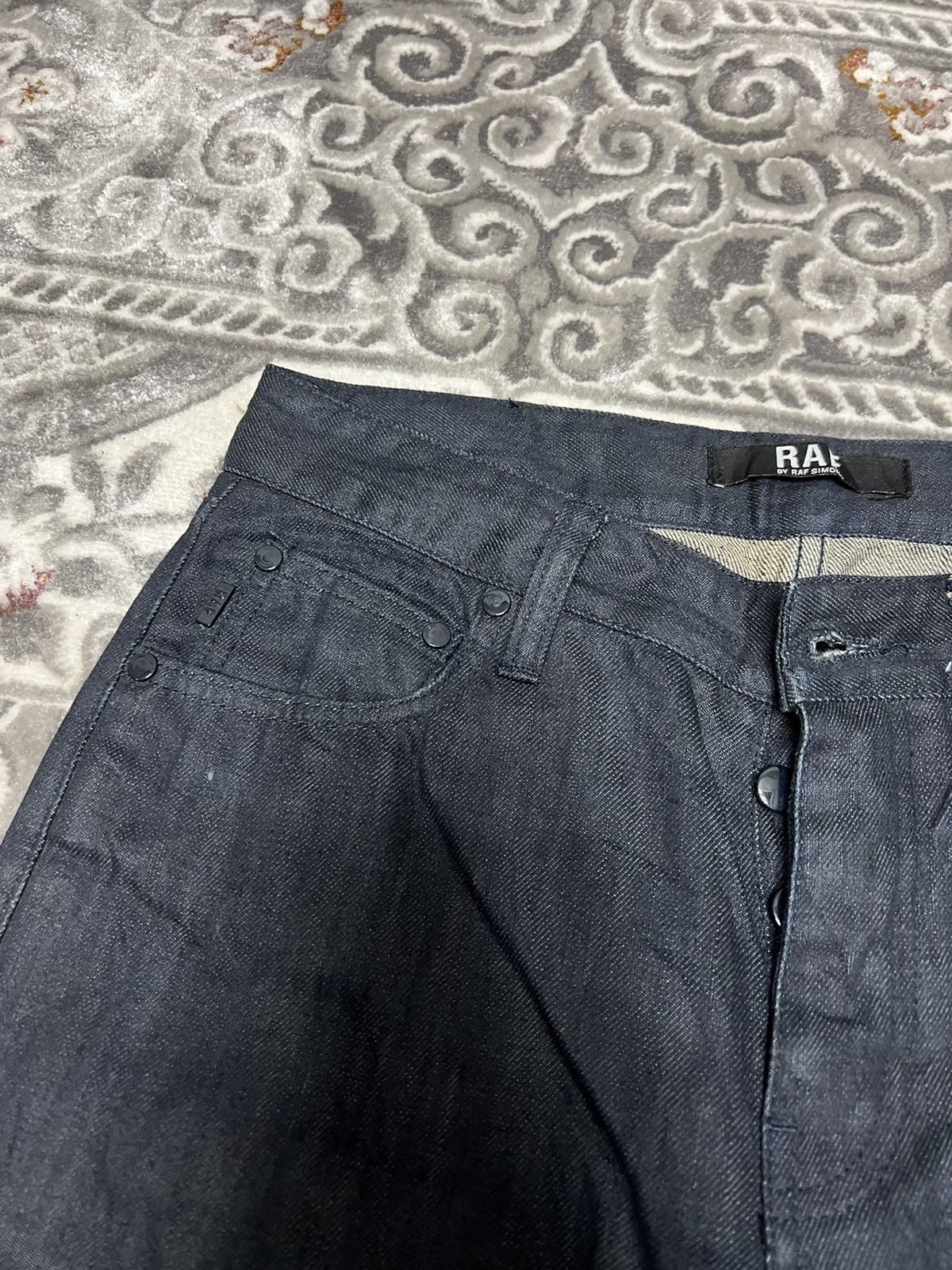 Designer × Raf Simons RARE RAF BY RAF SIMONS ITALIAN DESIGNER JEANS DENIM Size US 31 - 18 Thumbnail
