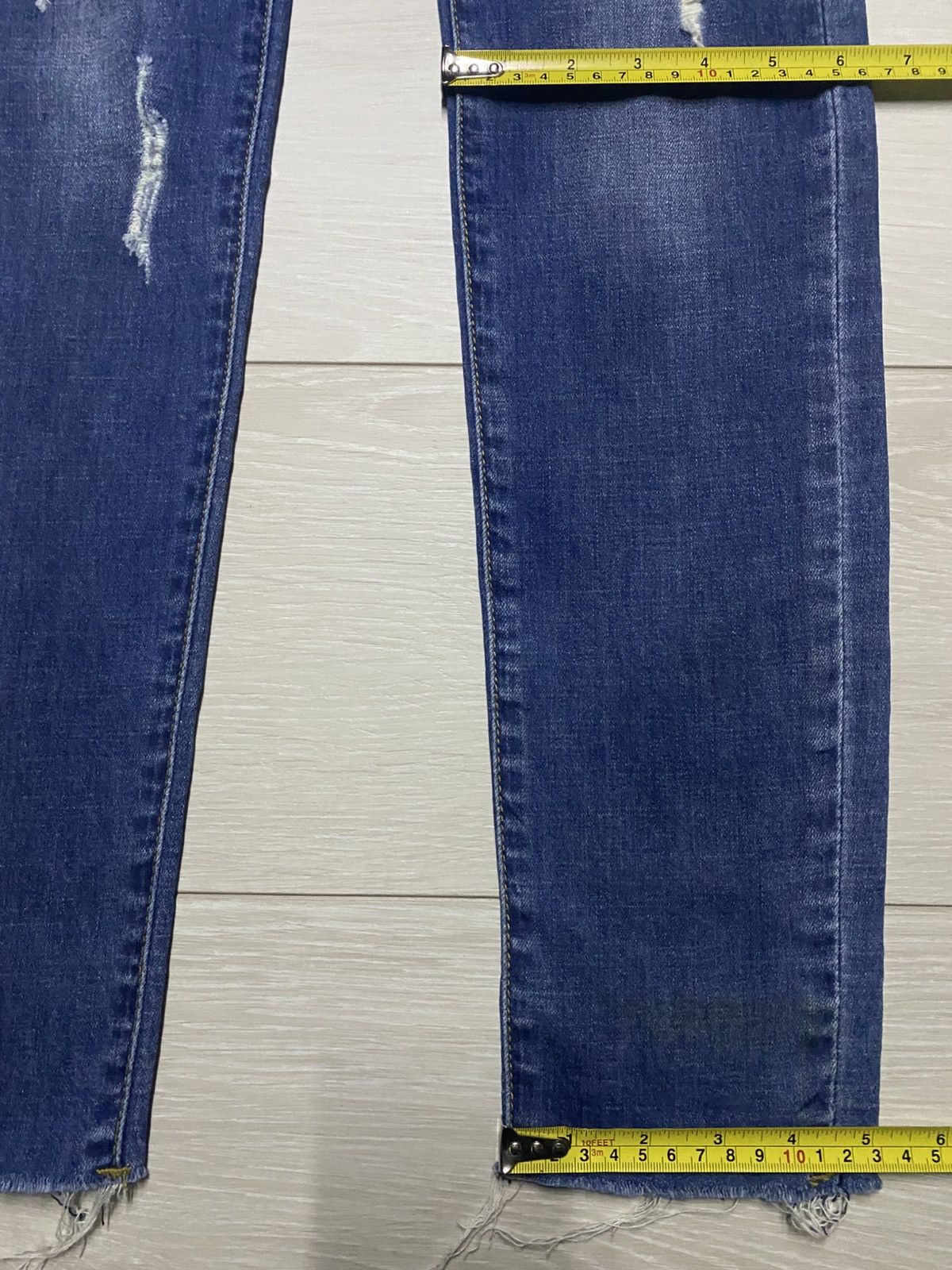 Dolce & Gabbana Woman Dolce Gabbana Distressed Skinny Fit Jeans Size US 28 / EU 44 - 15 Thumbnail