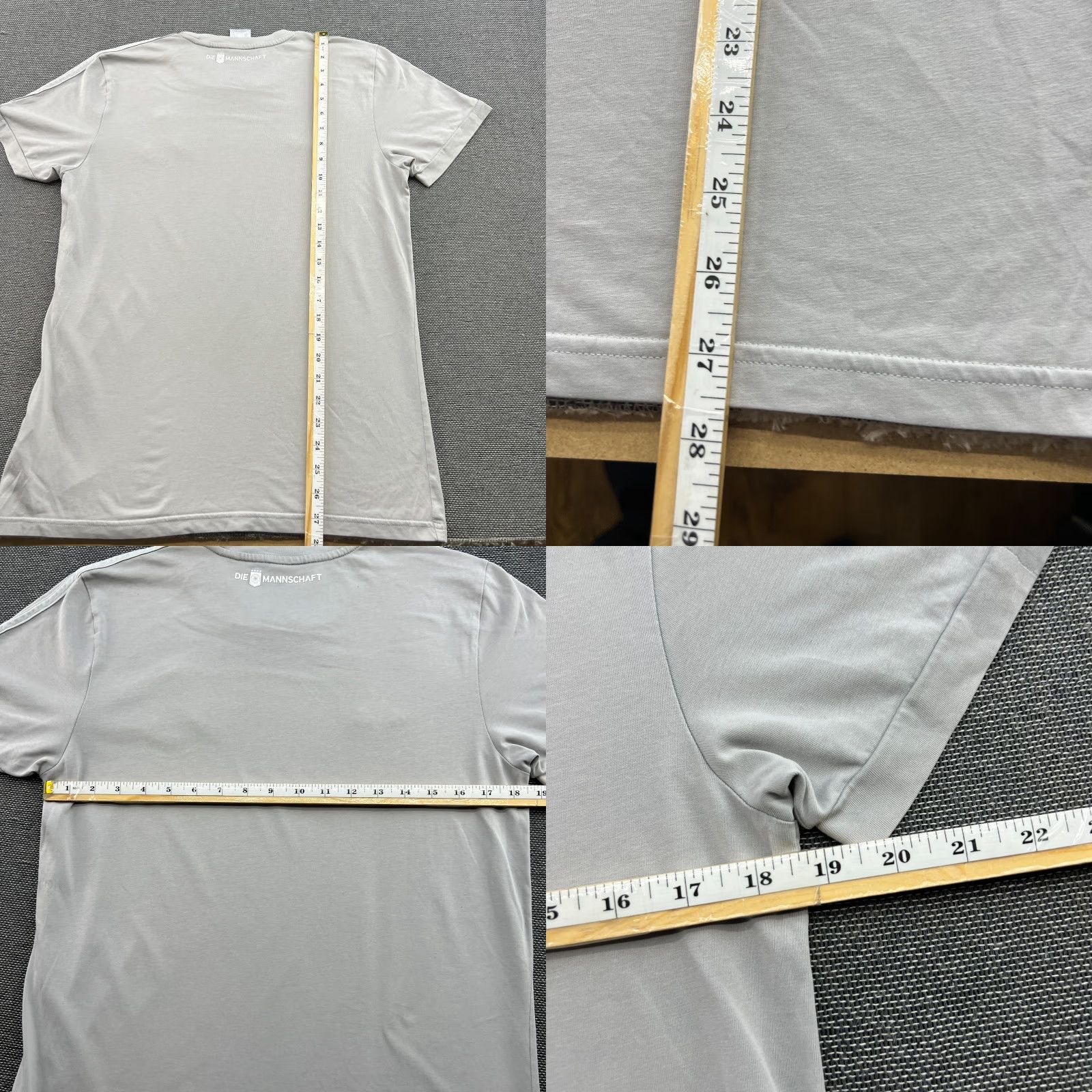 Adidas Adidas Germany 2017 2018 Training Shirt Mens Medium Gray Jersey T-Shirt Short Sleeve Moisture Wicking Quick Dry Football Athletic Jersey Mens Size US M / EU 48-50 / 2 - 8 Thumbnail