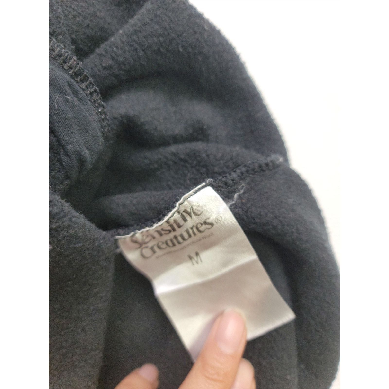 Other Sensitive Creatures Emotional Wreck Black Sweatpants Women M Size 32" / US 10 / IT 46 - 6 Thumbnail