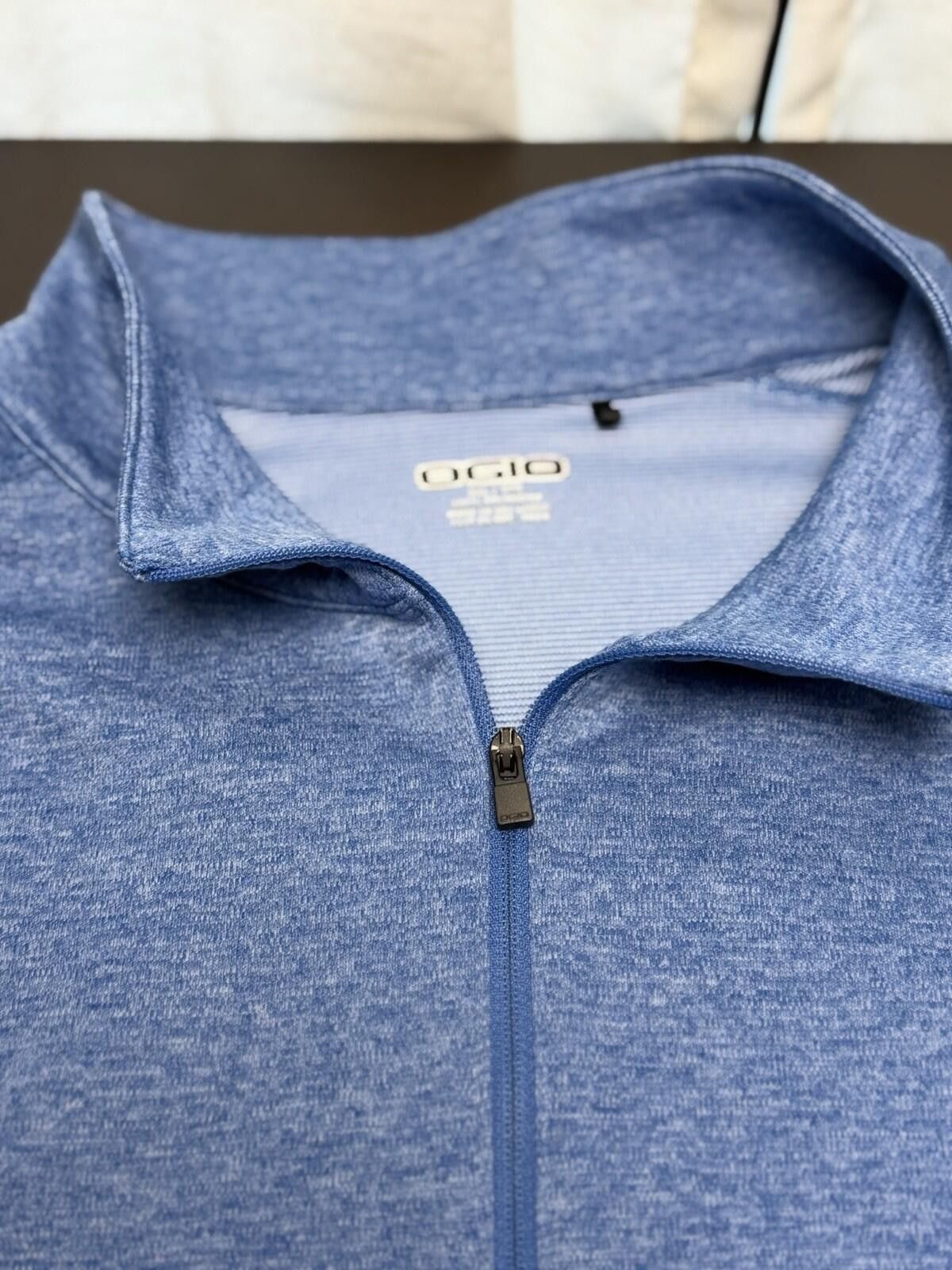 Ogio OGIO Cisco Company Logo 1/4 Zip Pullover Blue Mens 3XL Size US XXL / EU 58 / 5 - 4 Thumbnail