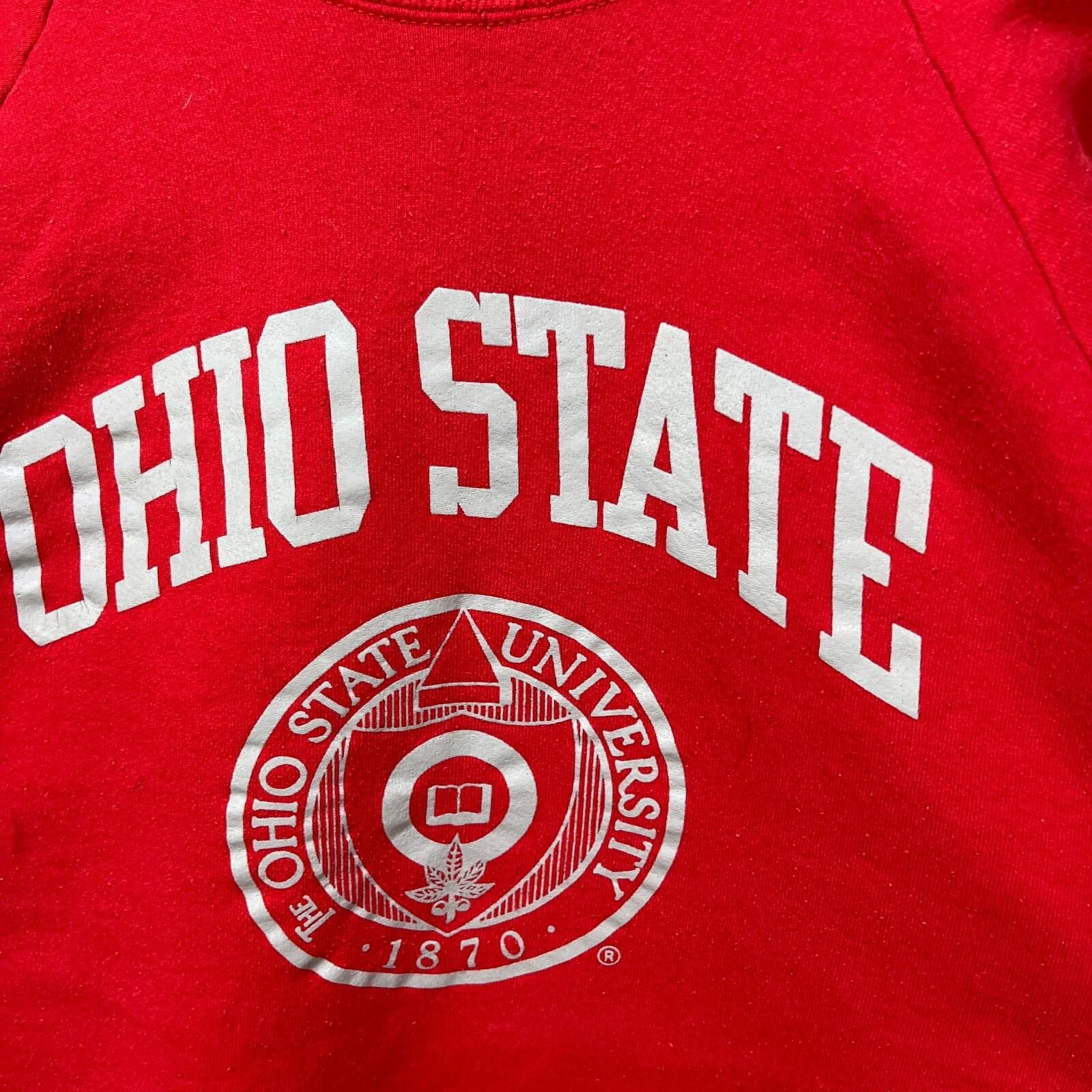 Fruit Of The Loom Vintage 80s Ohio State University Buckeyes Sweatshirt 2XL Size US XXL / EU 58 / 5 - 3 Thumbnail