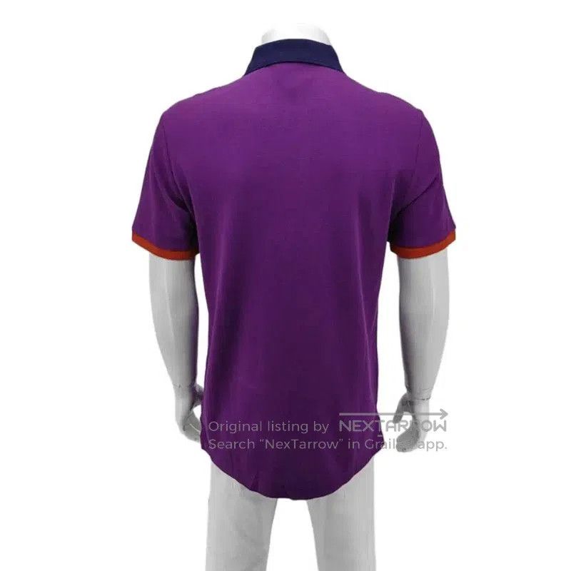 Burberry Burberry Men's Purple Cotton Polo. Size US M / EU 48-50 / 2 - 2 Thumbnail