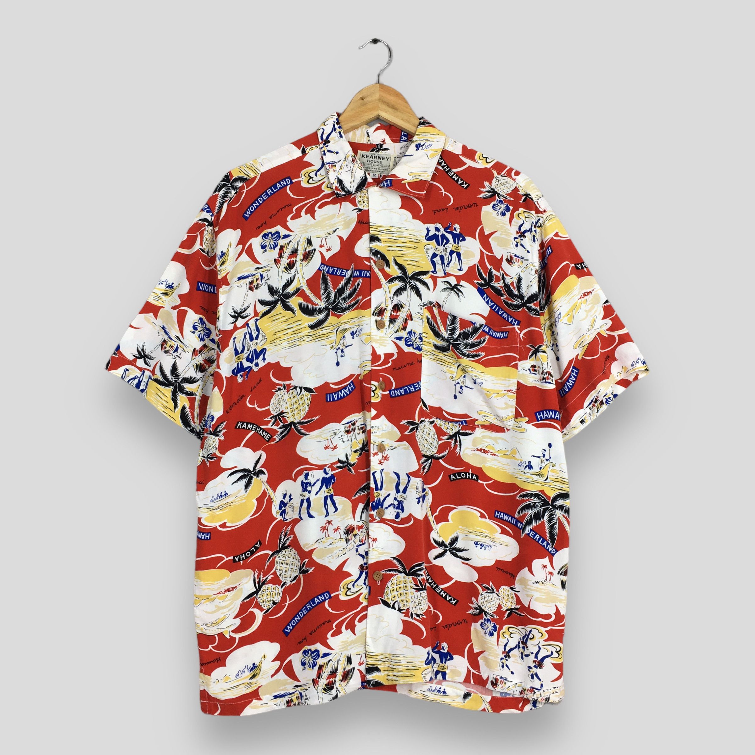 Vintage Vintage Kearney House Hawaiian Hula Girl Aloha Tropical Size US M / EU 48-50 / 2 - 1 Thumbnail