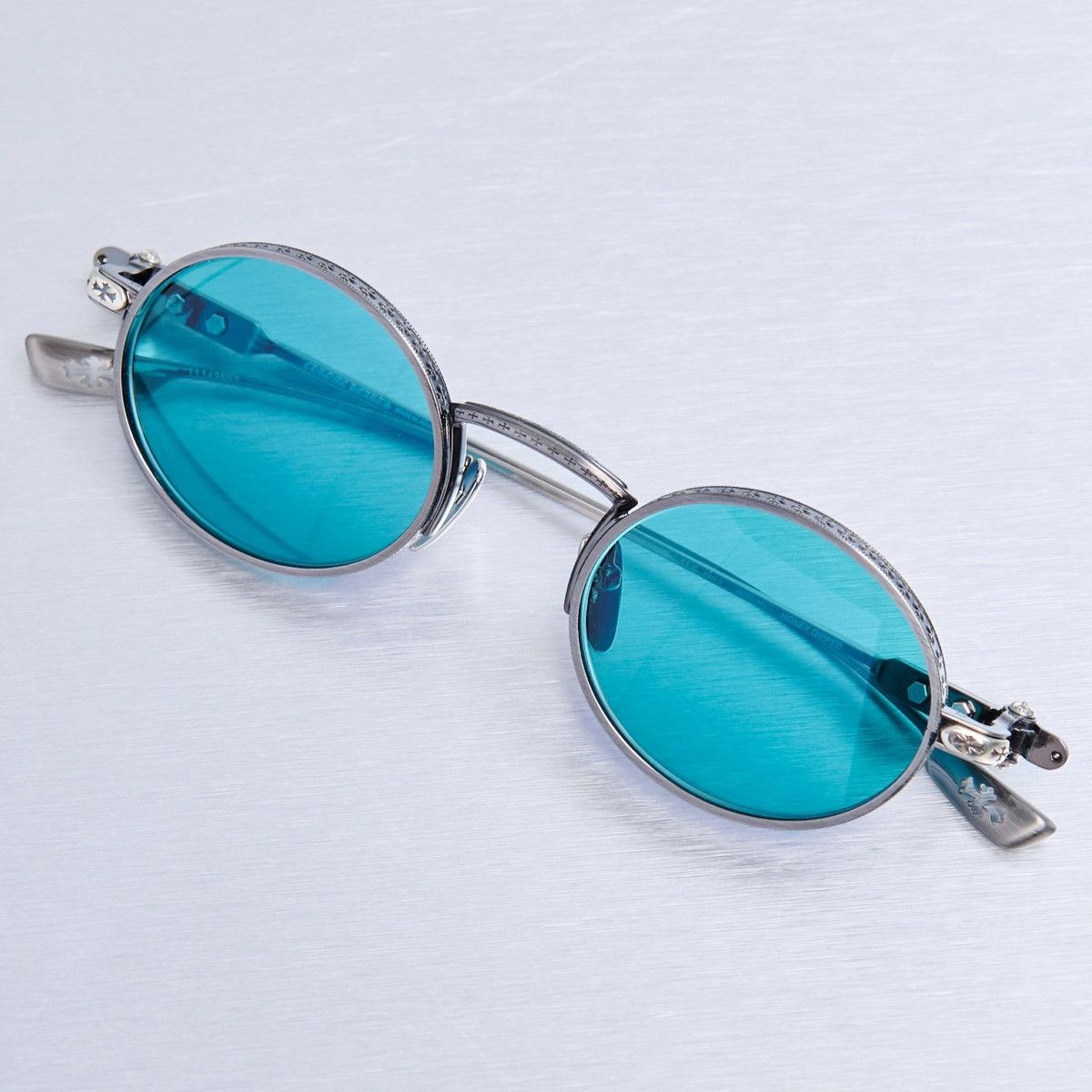 Chrome Hearts CHROME HEARTS HONEY DIPPED PEWTER SUNGLASSES Size ONE SIZE - 7 Thumbnail