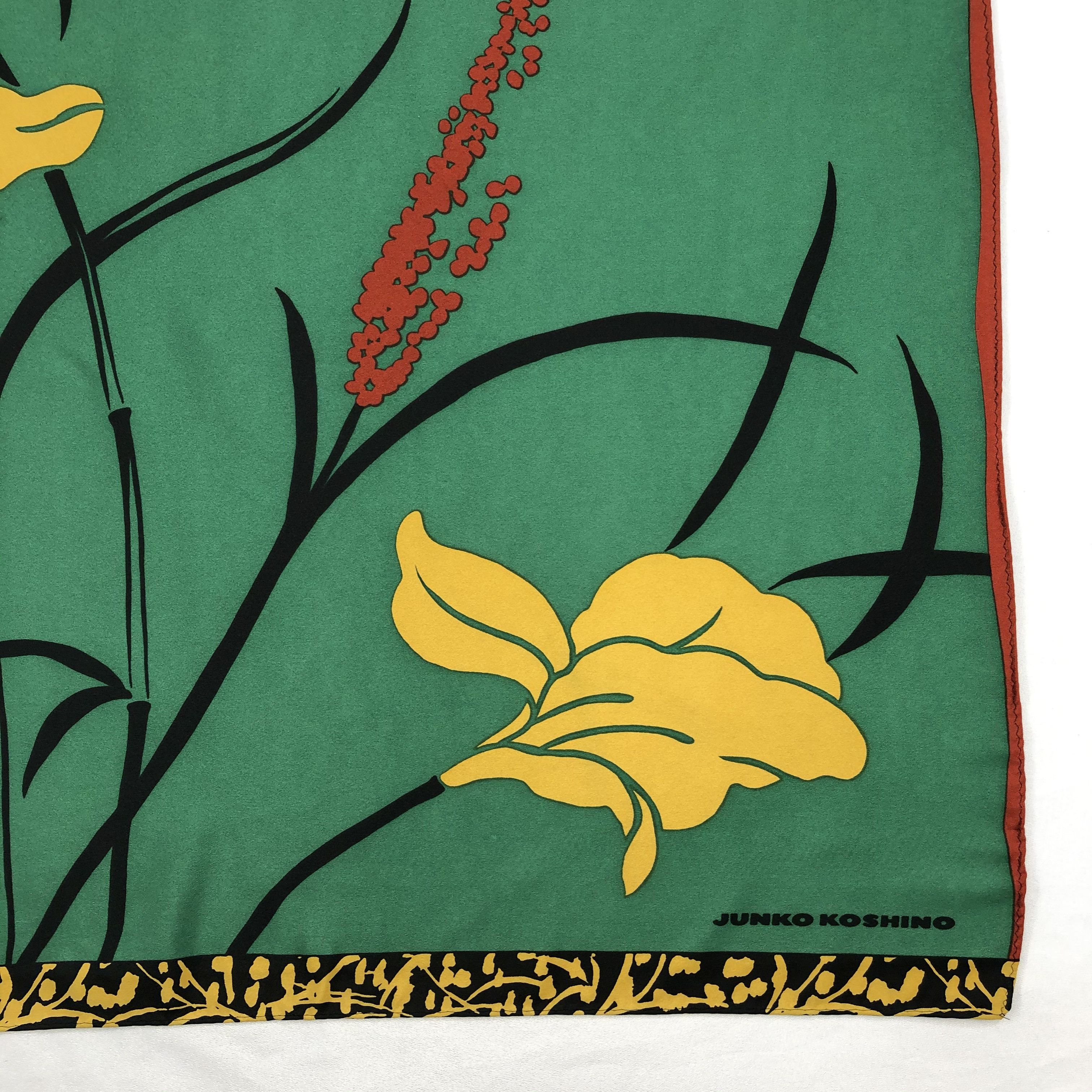Vintage Vintage Junko Koshino Silk Scarf Size ONE SIZE - 4 Thumbnail