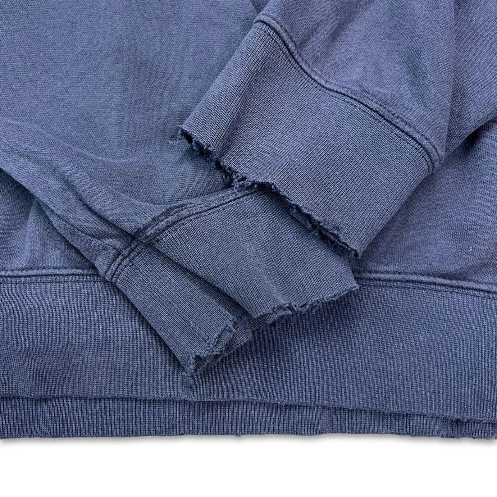 Nike × Vintage Nike Sportswear Sweatshirt Swoosh Distress Pullover Crewneck Size US L / EU 52-54 / 3 - 4 Thumbnail