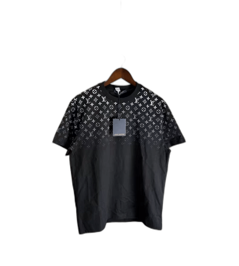 Louis Vuitton Black Gradient Short Sleeve Shirt