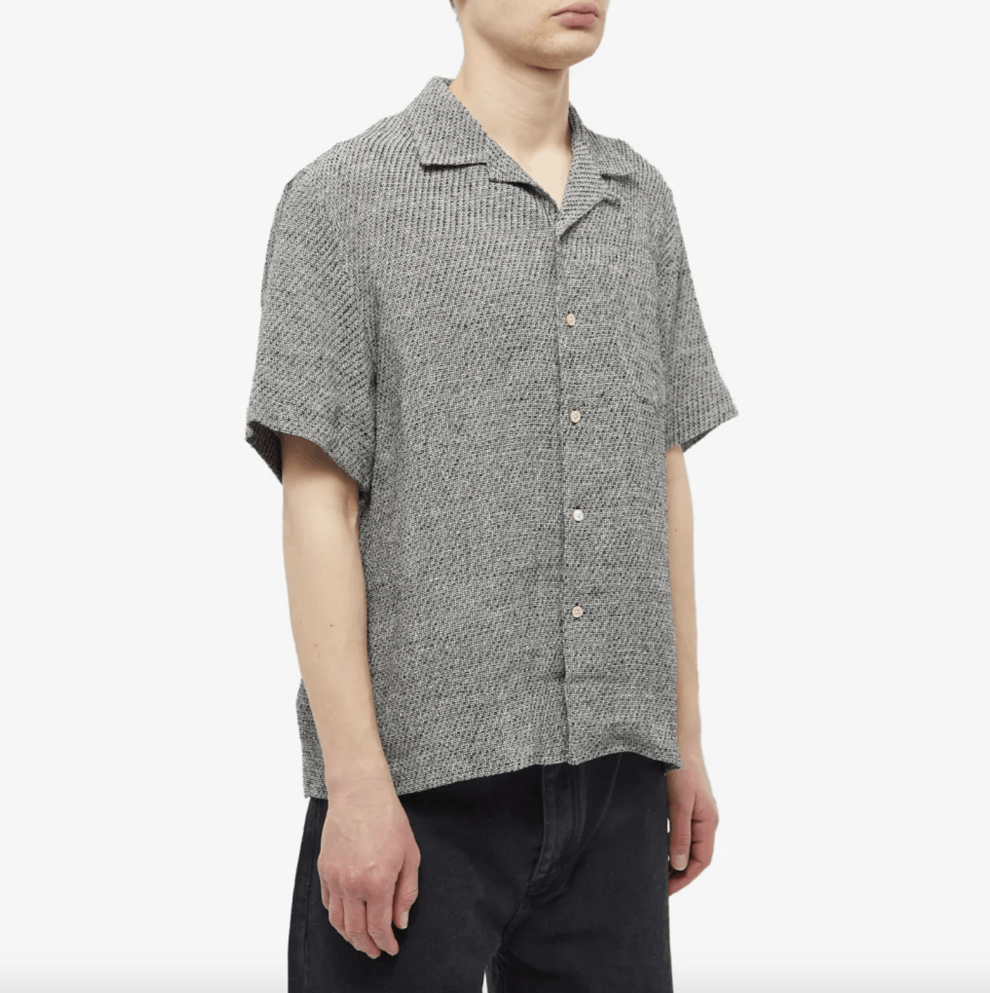 A Kind Of Guise Gioia Convertible-Collar Linen and Silk-Blend Shirt Size US XL / EU 56 / 4 - 7 Thumbnail