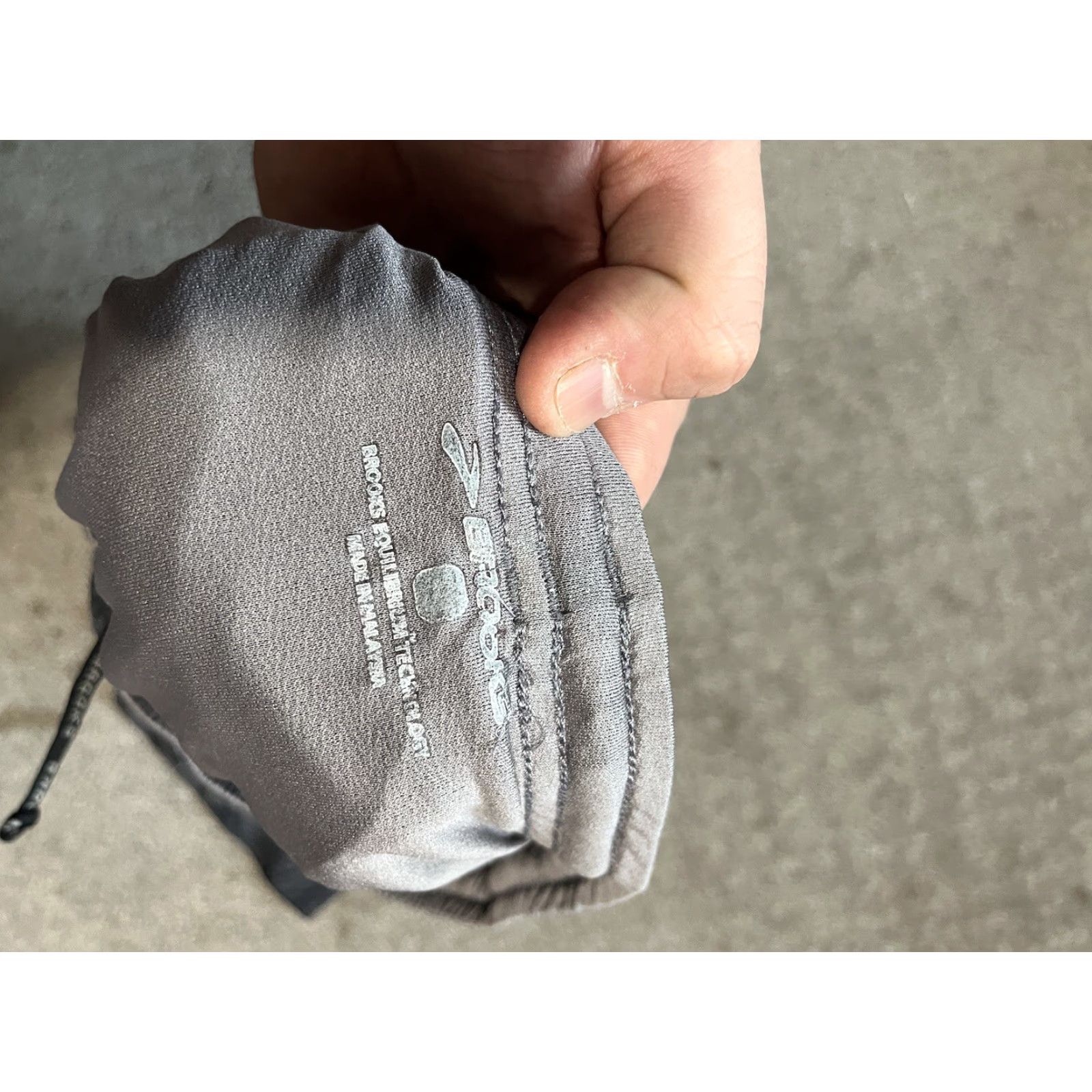 Brooks Brooks Women's Athletic Lined Running Active Shorts Gray Geometric Size M Size 32" / US 10 / IT 46 - 3 Thumbnail